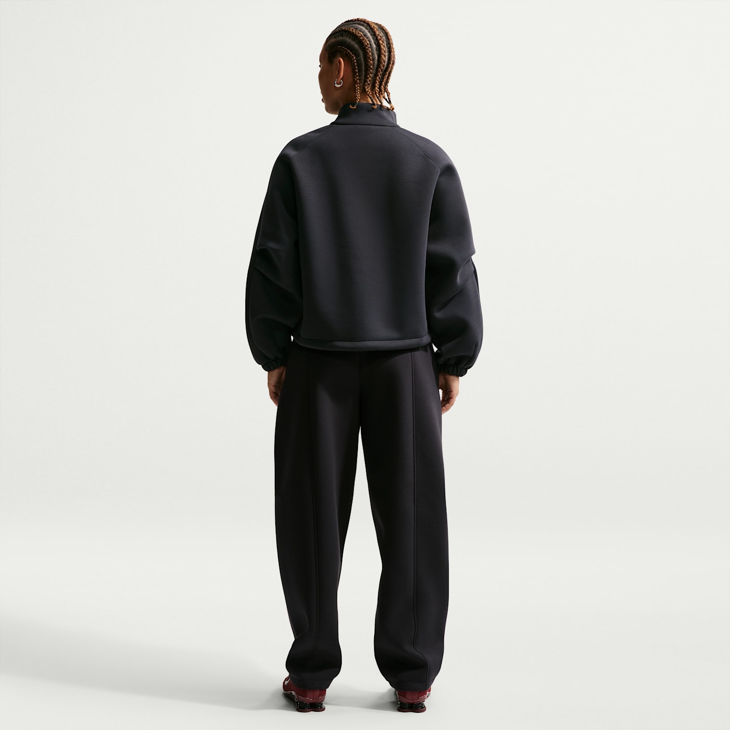 Женские куртки Nike Pregame Fleece Women's Oversized Track Jacket — фото 5