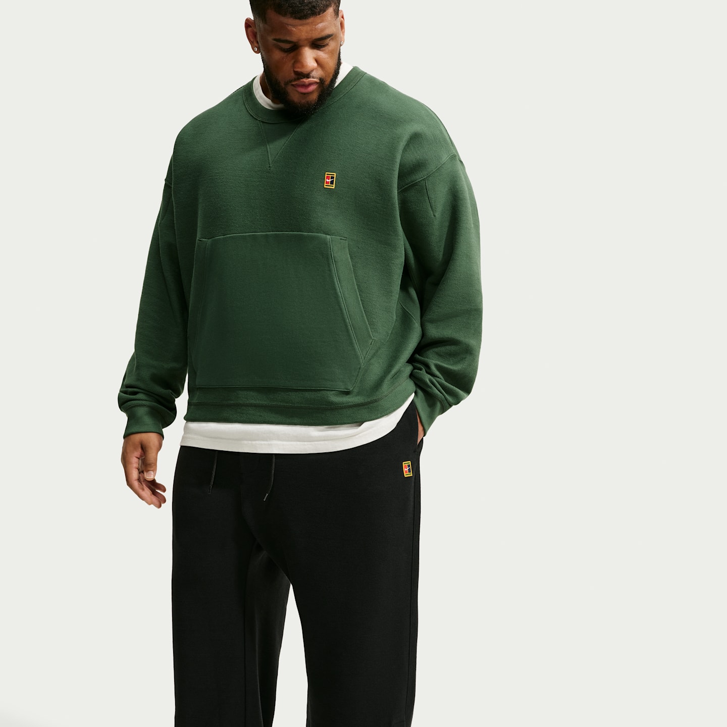 Мужские брюки Nike Club Rules Men's Open-Hem French Terry Pants — фото 10