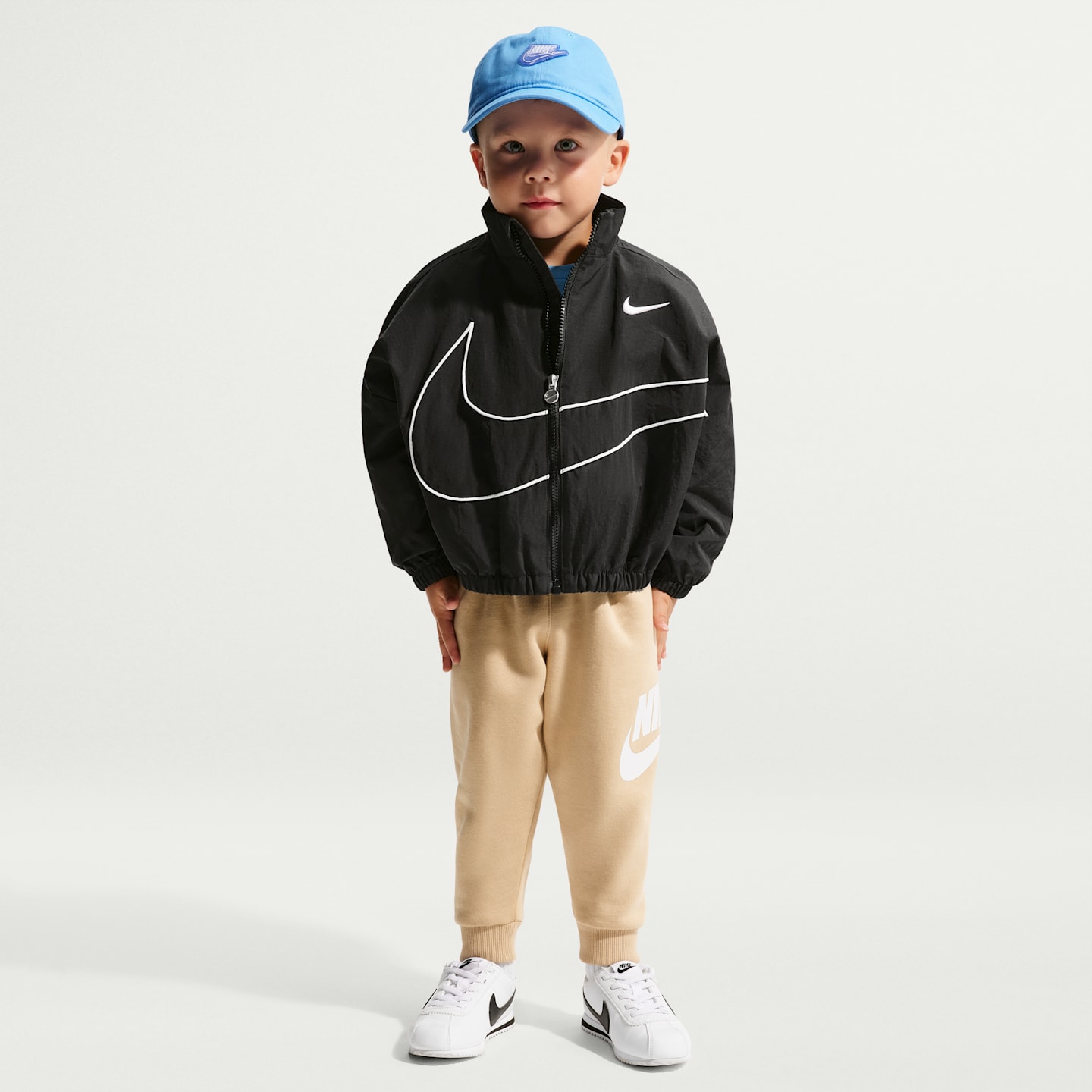 Детские куртки Nike Toddler Big Swoosh Hoodless Wind Jacket — фото 4
