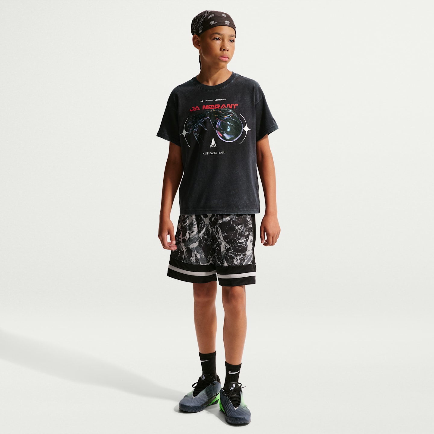 Детские футболки Nike Ja Morant Big Kids' T-Shirt — фото 4