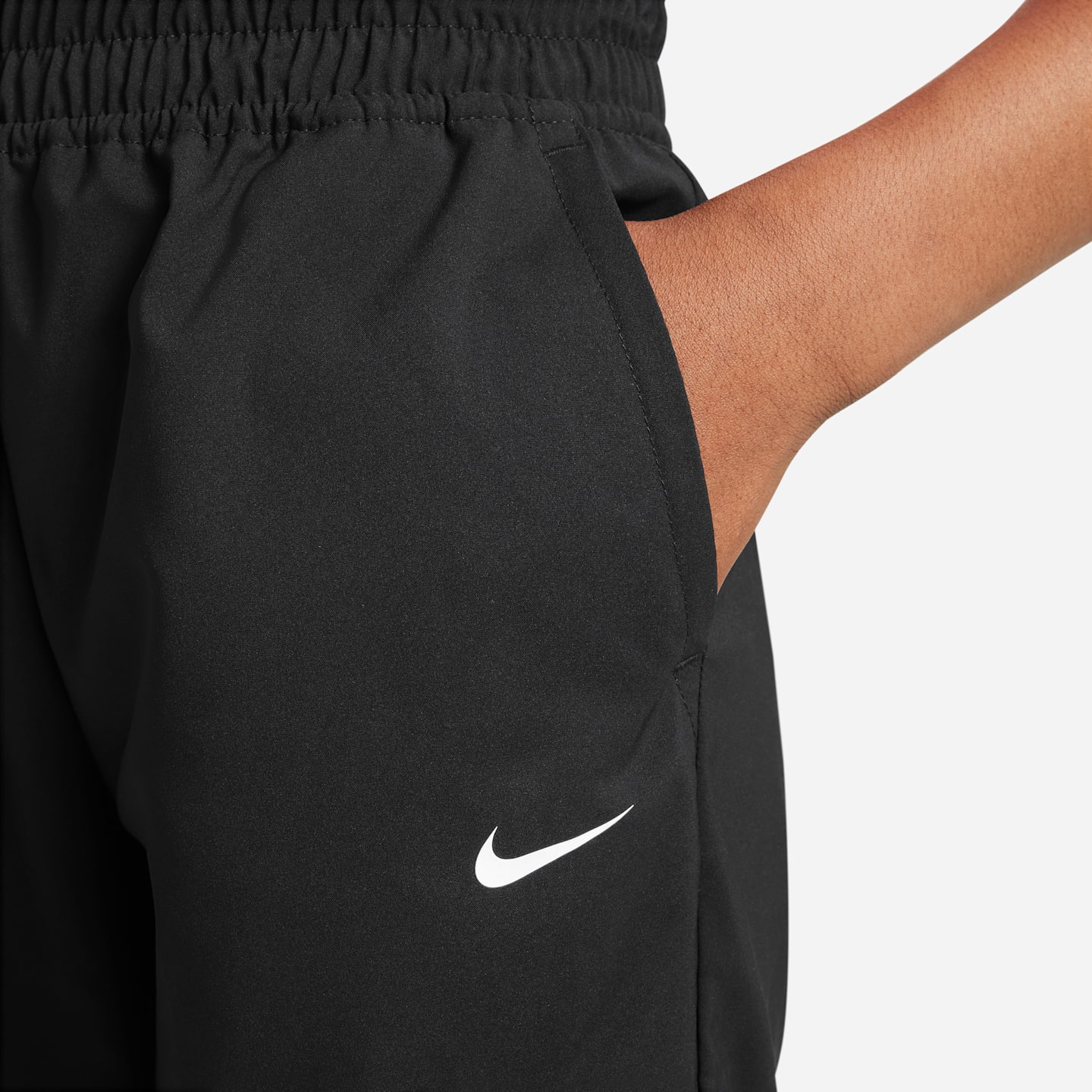 Детские брюки Nike Dri-FIT One Big Kids' (Girls') Woven Training Pants — фото 3