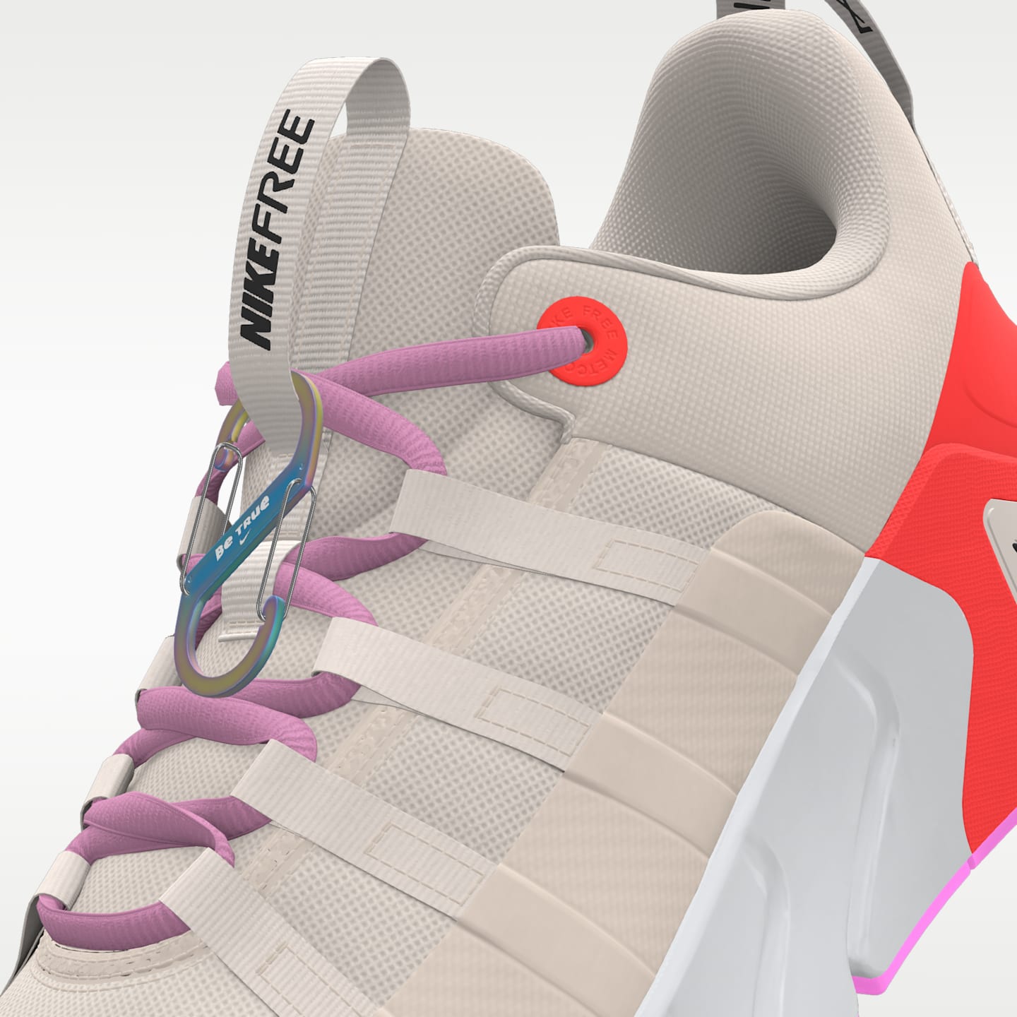 Женские кроссовки Nike Free Metcon 7 Be True By You Custom Shoes — фото 7