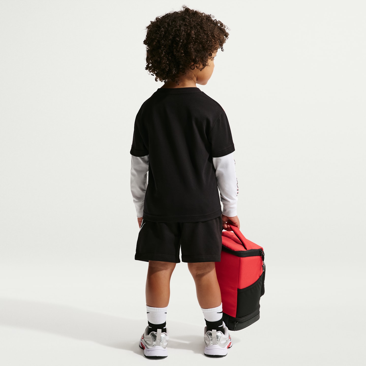 Детские футболки Nike Sportswear Toddler Victory Lap Twofer T-Shirt — фото 5