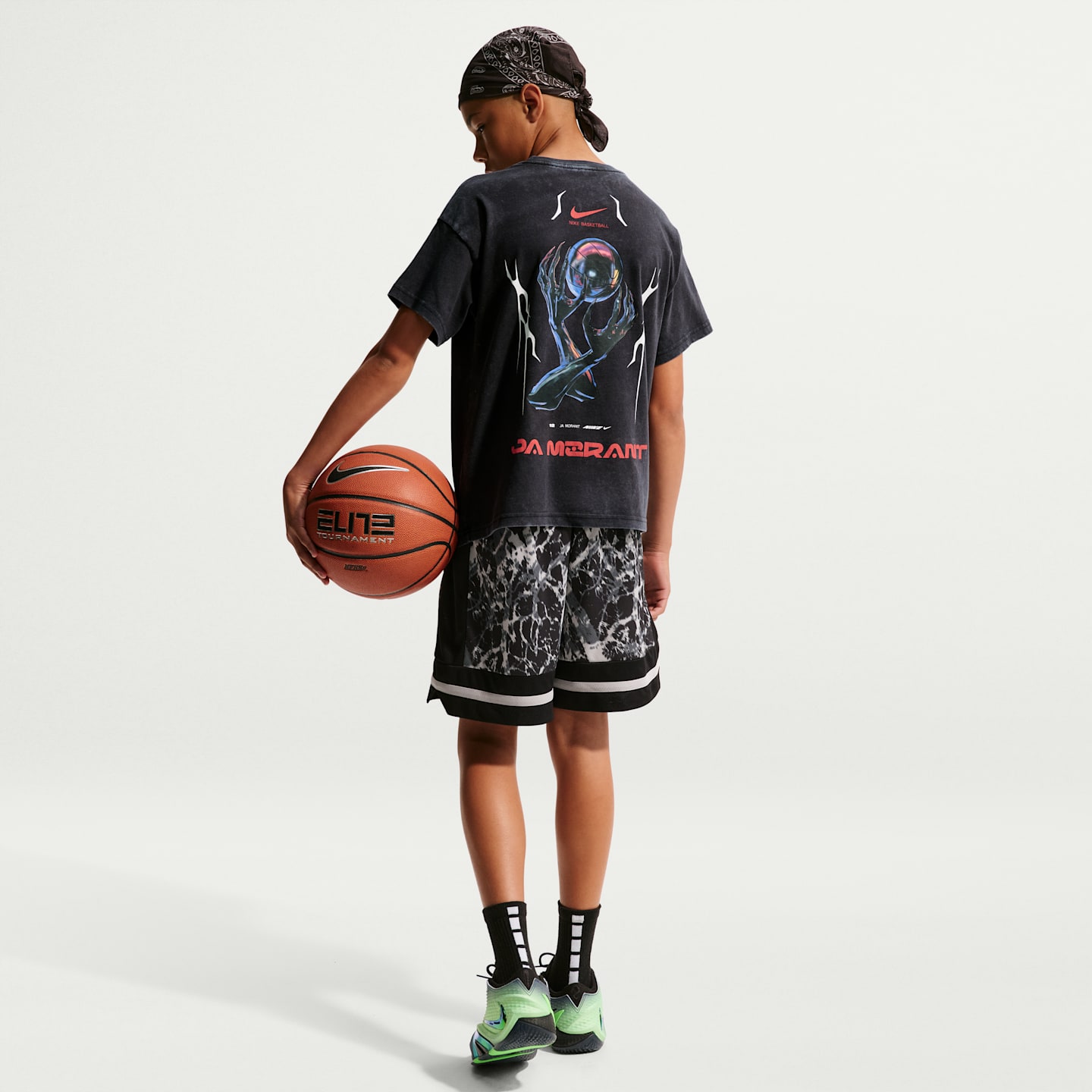 Детские футболки Nike Ja Morant Big Kids' T-Shirt — фото 5