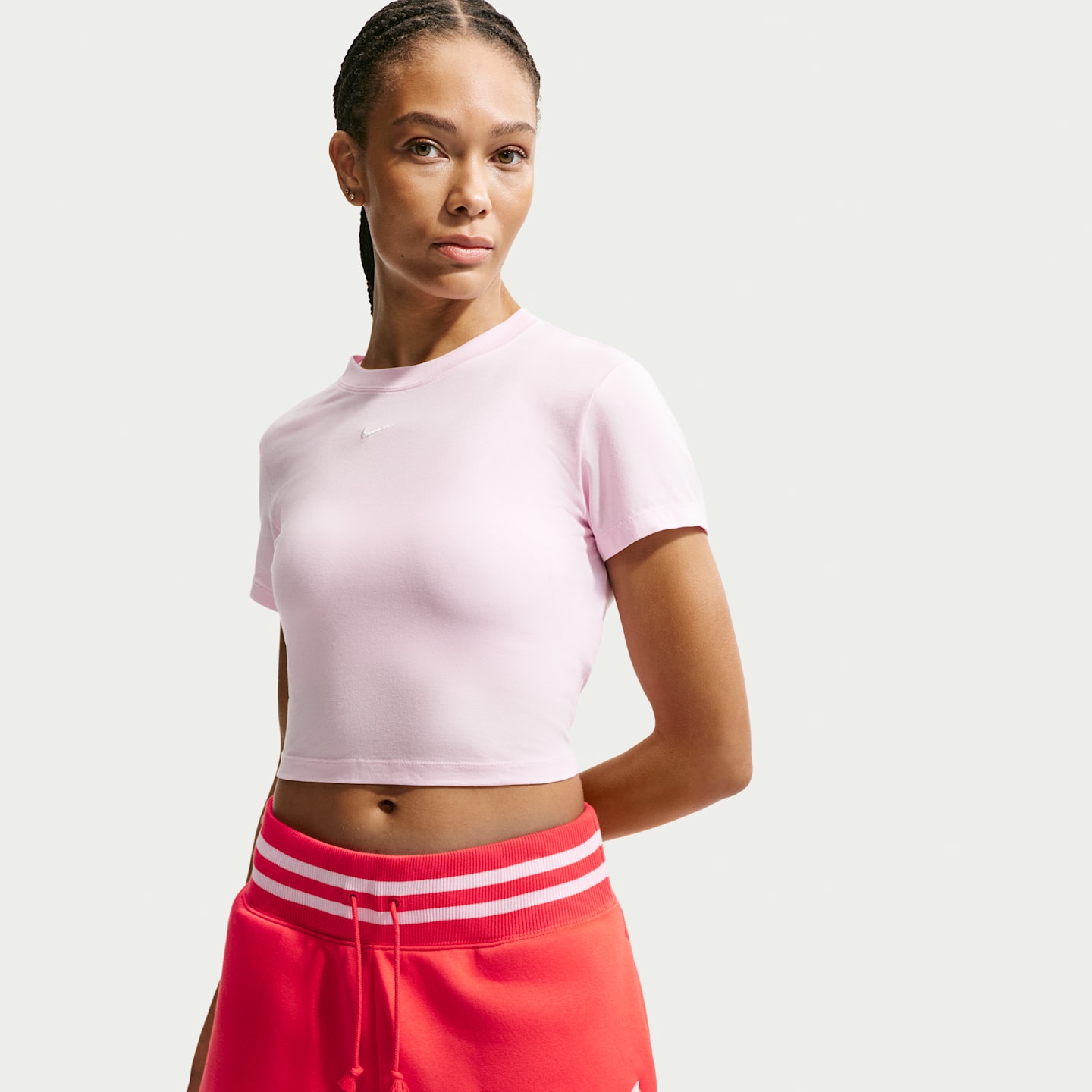 Женские шорты Nike Sportswear Phoenix Fleece Women's High-Waisted 4" Shorts — фото 2