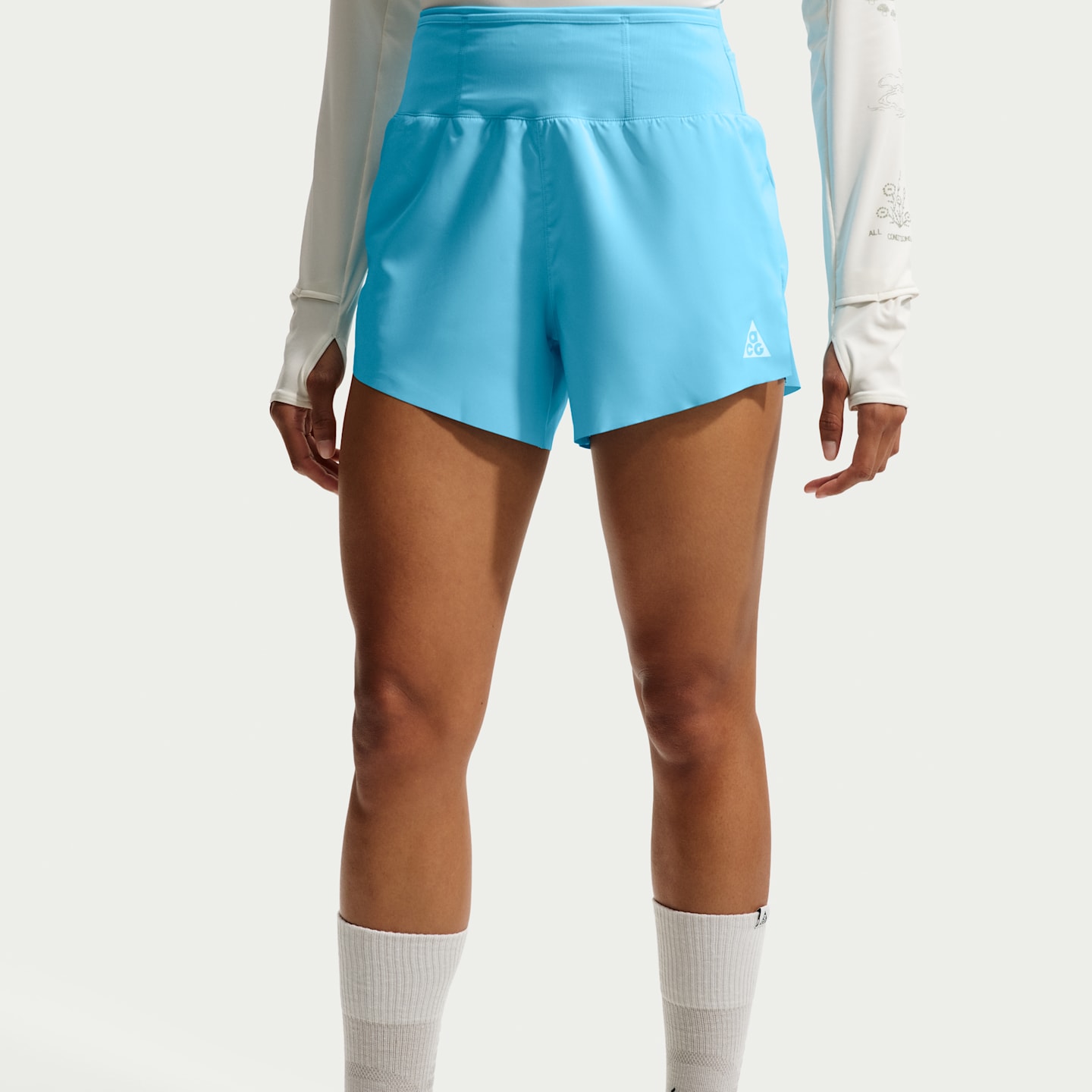 Женские шорты Nike ACG Women's Dri-FIT Mid-Rise Brief-Lined Trail Running Shorts — фото 2