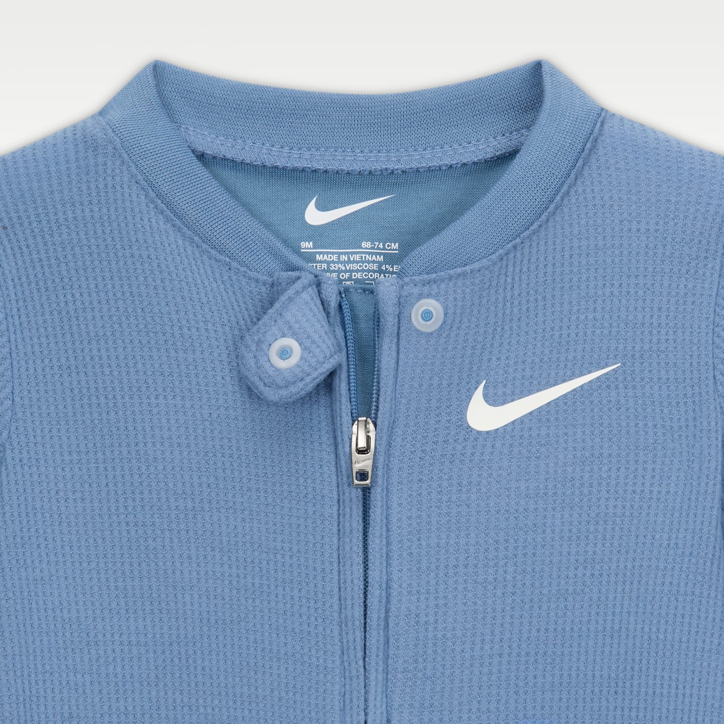 Детские кроссовки Nike Baby Viscose Waffle Knit Footed Coverall — фото 3