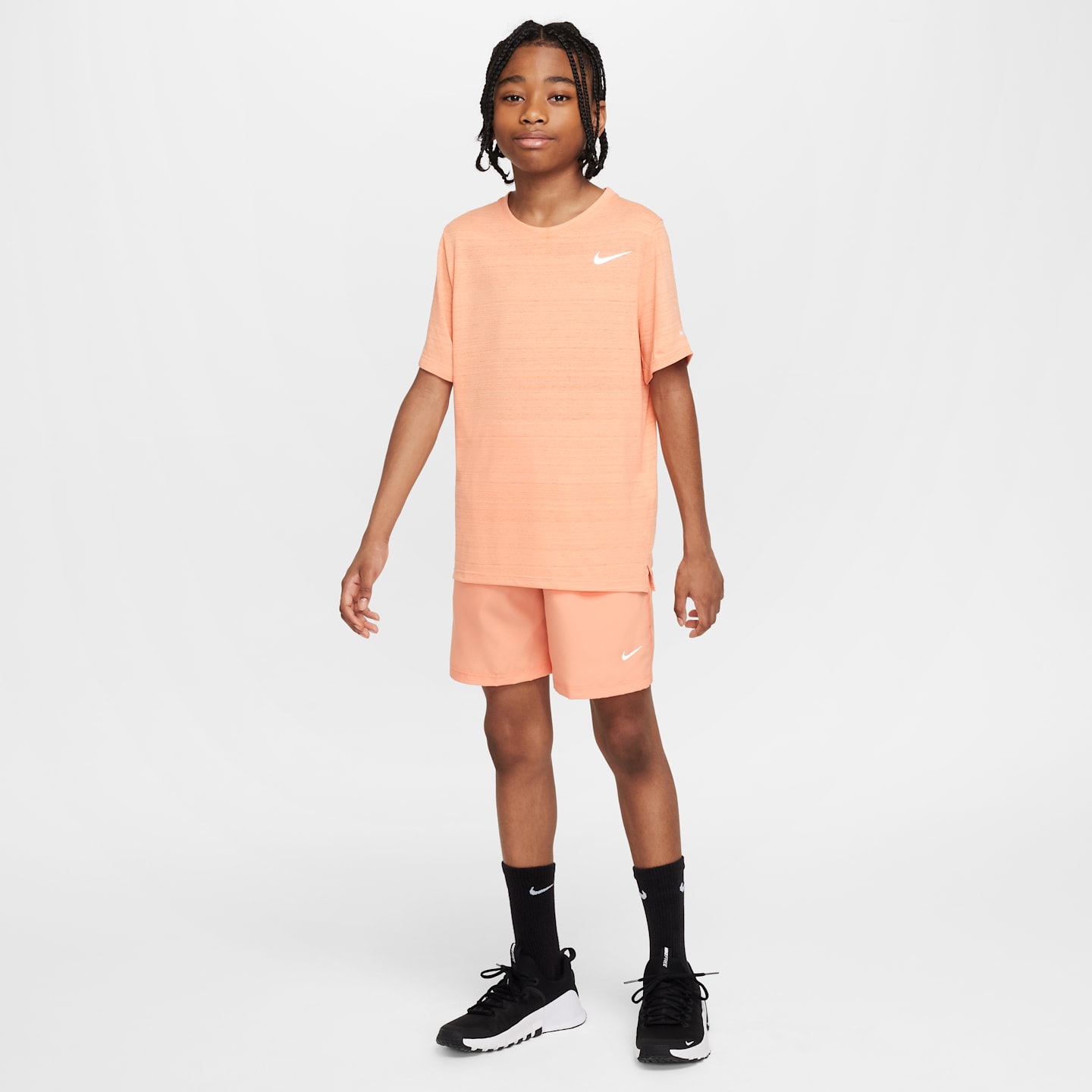 Детские шорты Nike Multi Big Kids' (Boys') Dri-FIT Woven Shorts — фото 7