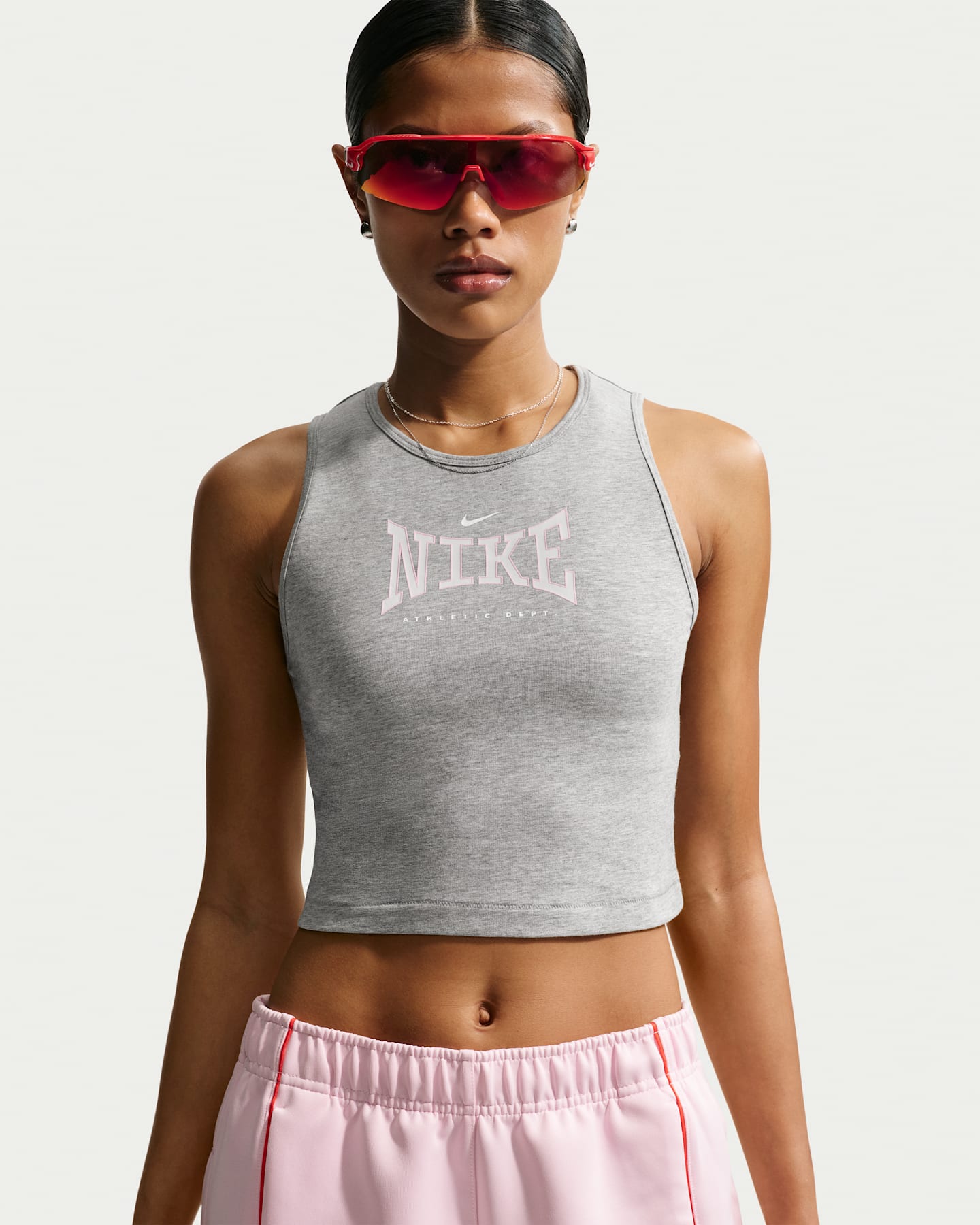 Женские брюки Nike Sportswear Women's Tight Cropped Tank Top — фото 6