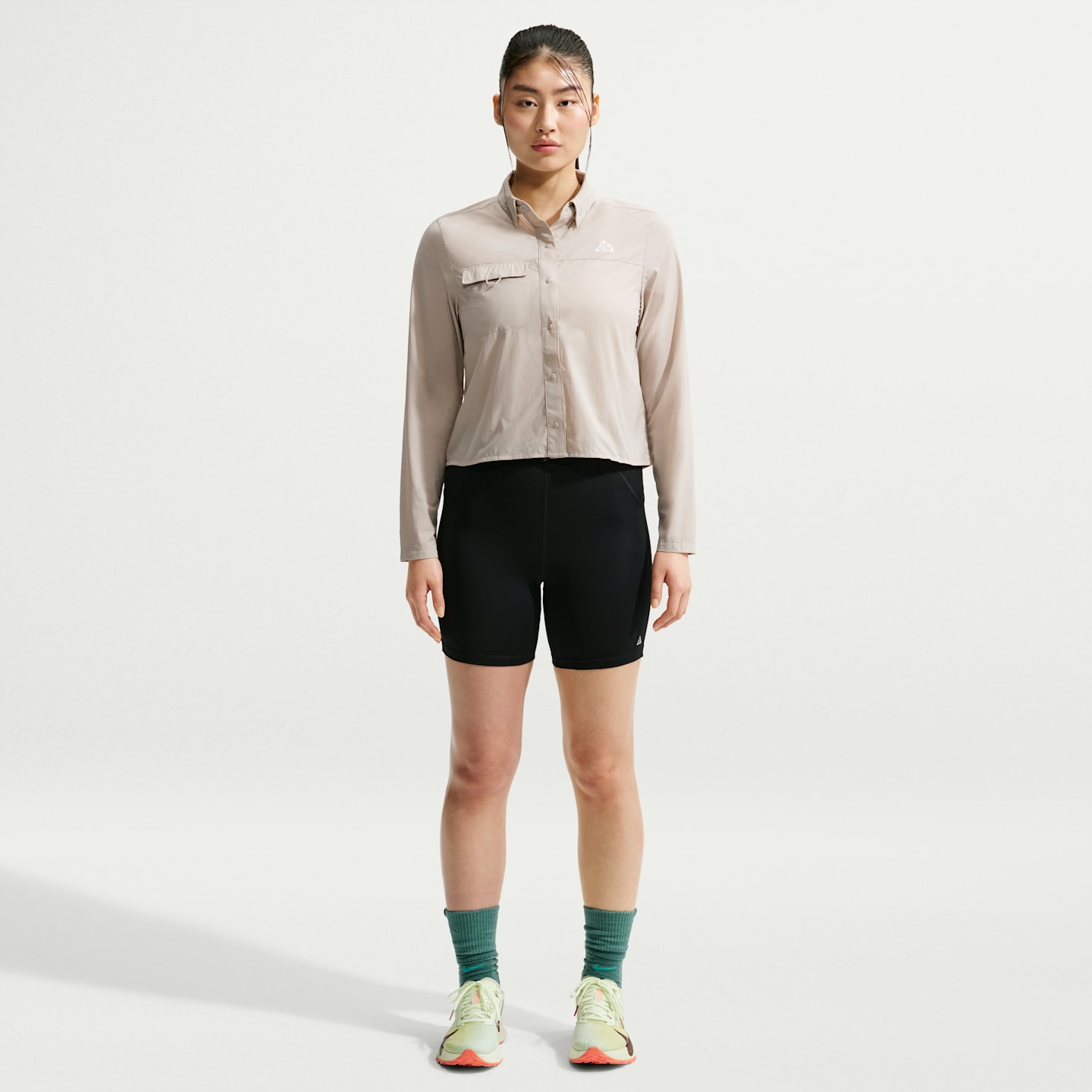Женские топы Nike ACG "Aireez" Women's Button-Up Long-Sleeve Trail Running Top — фото 4