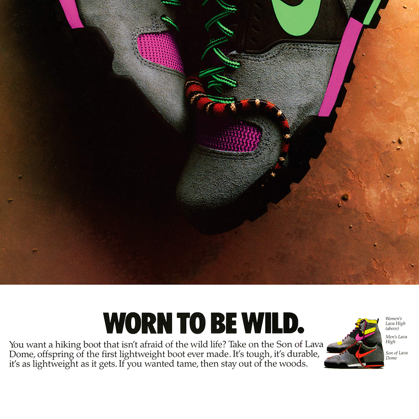 Мужские кроссовки Nike DNA “Worn to be Wild” Poster 22" x 34" — фото 2