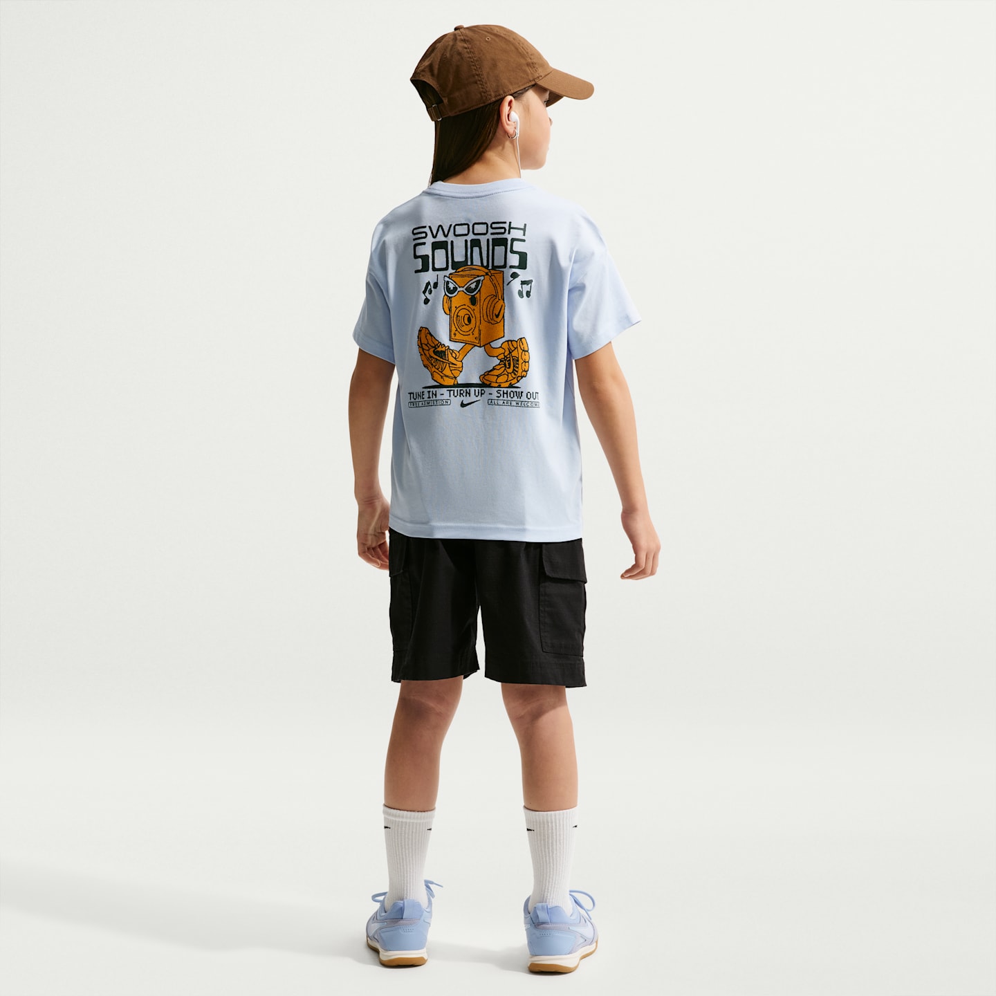 Детские футболки Nike Swoosh Big Kids' Max90 T-Shirt — фото 5