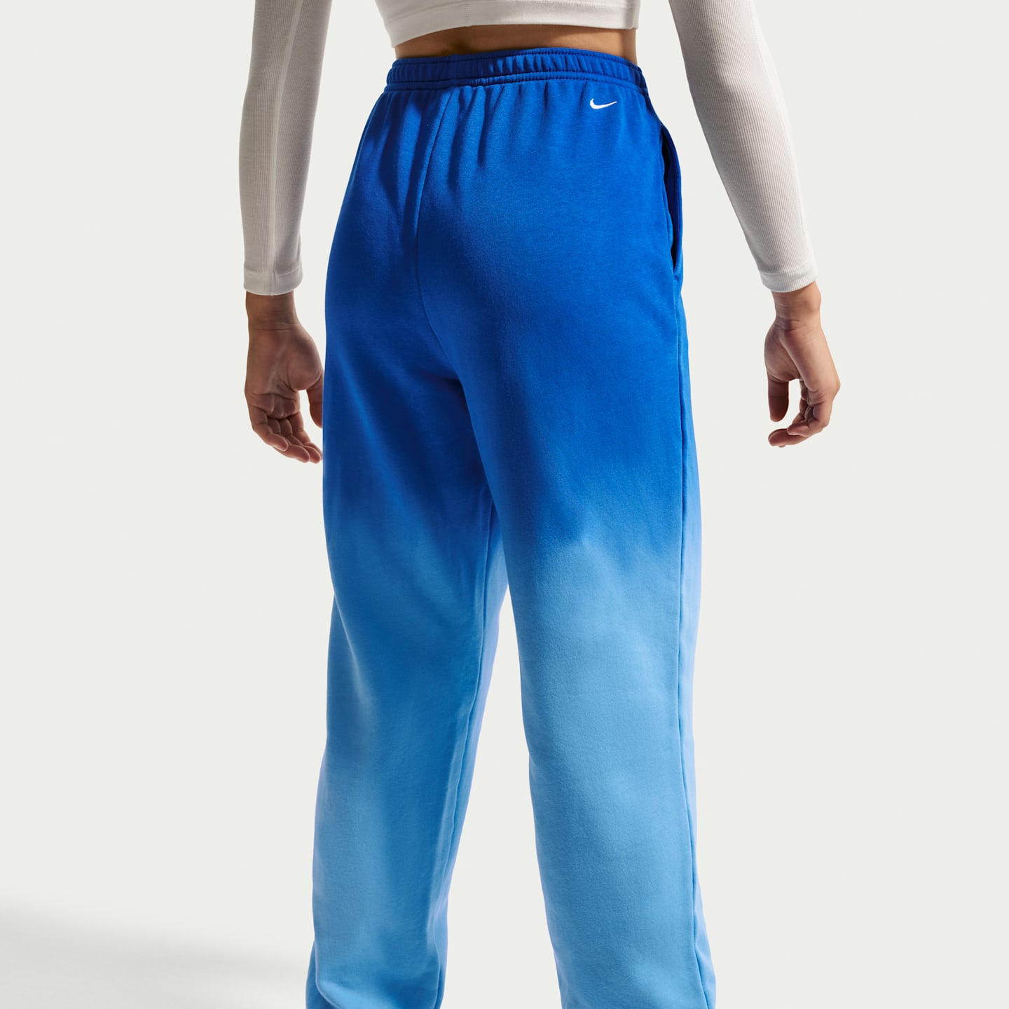 Детские брюки Nike Sportswear Studio Fleece Big Kids' (Girls') Loose Pants — фото 3