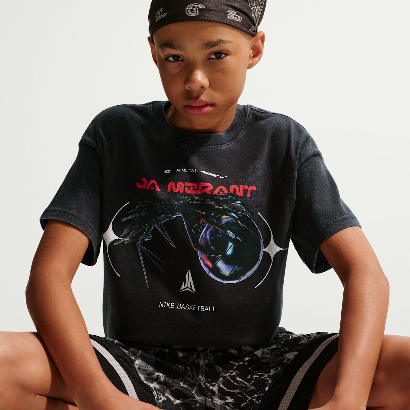 Детские футболки Nike Ja Morant Big Kids' T-Shirt — фото 3