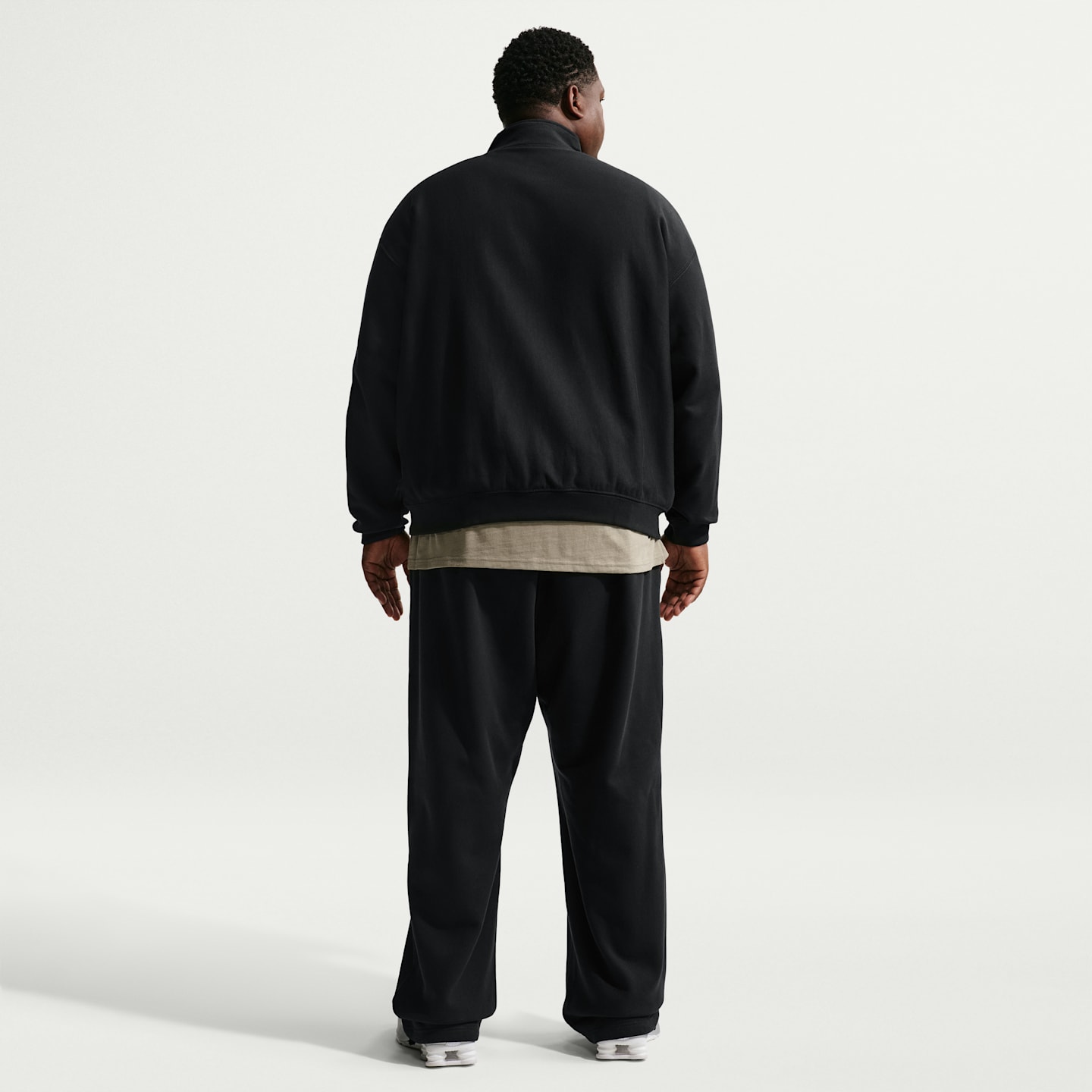 Мужские свитеры Nike Solo Swoosh Men's Fleece Quarter-Zip Top — фото 10