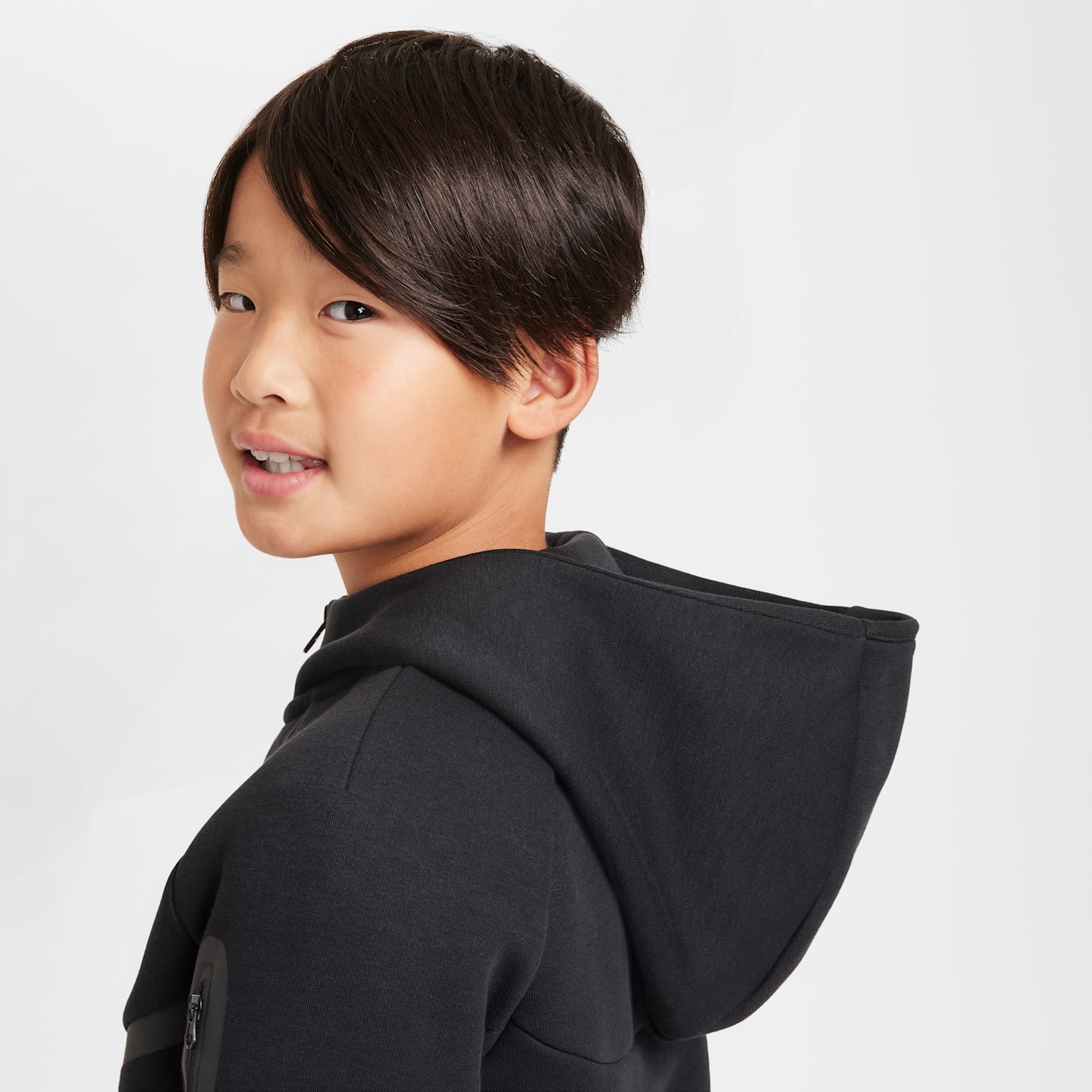 Детские худи Nike Sportswear Tech Fleece Big Kids' Full-Zip — фото 5