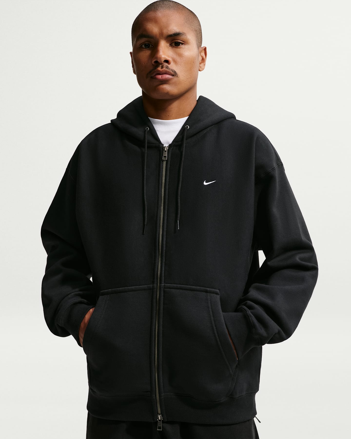 Мужские худи Nike Solo Swoosh Men's Full-Zip Fleece — фото 11