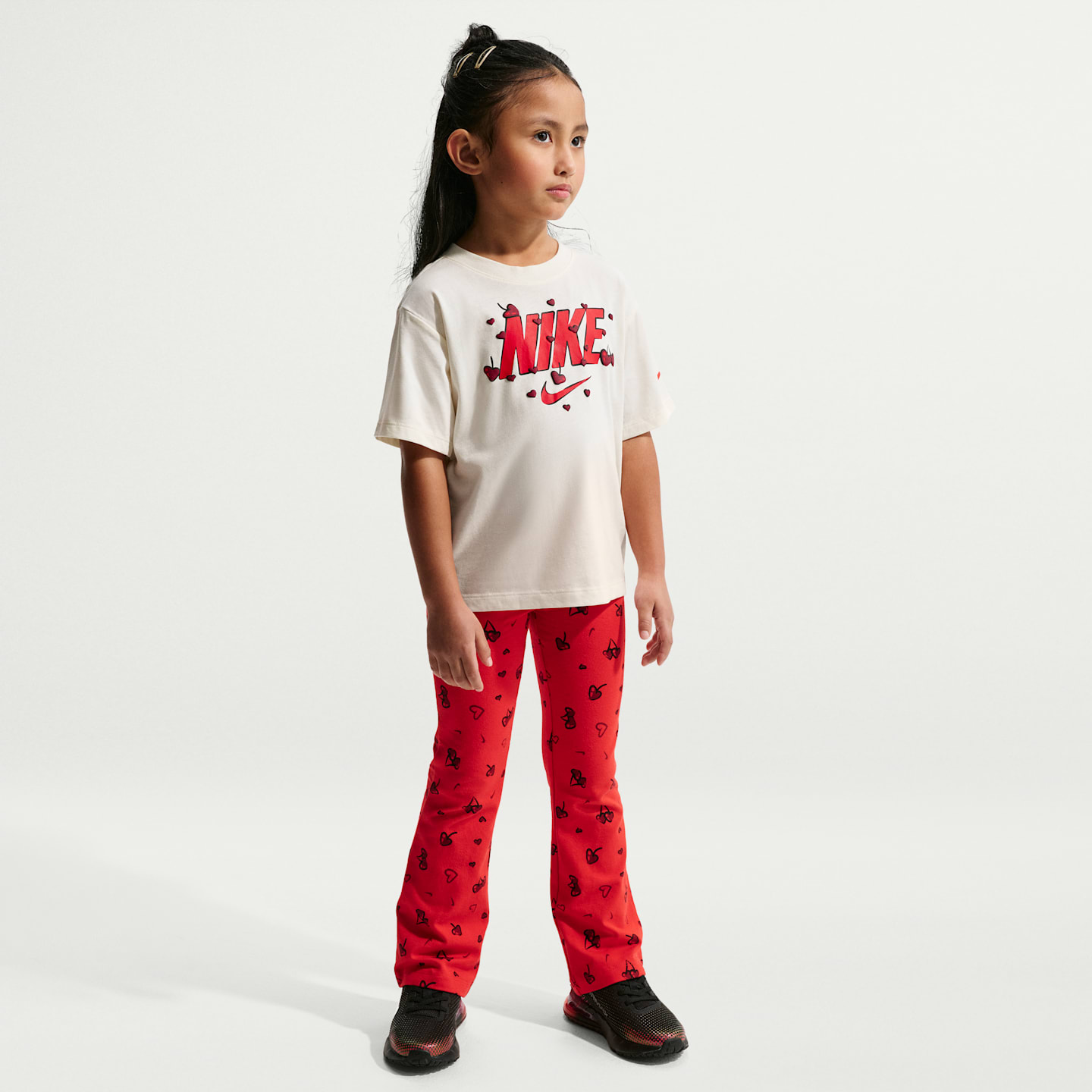 Детские футболки Nike Cherry Little Kids' Boxy T-Shirt — фото 4