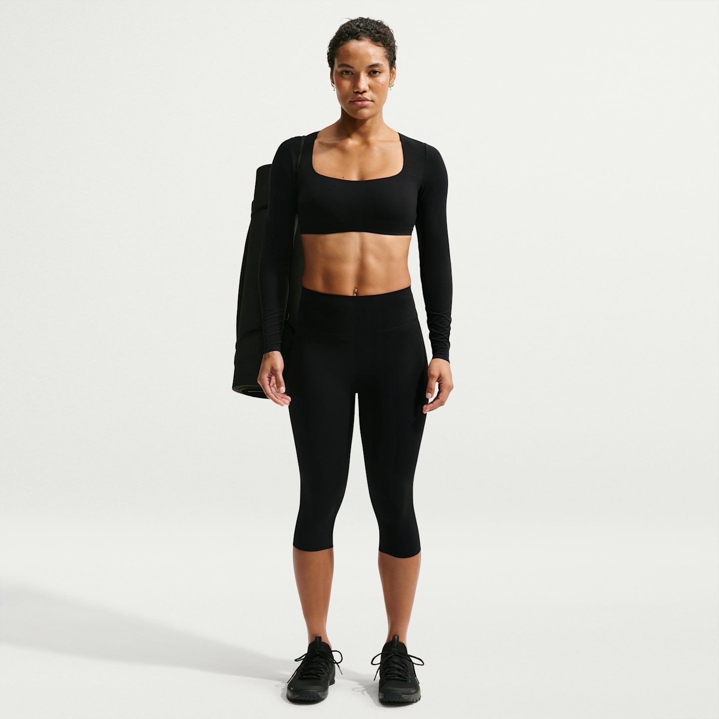 Спортивное бра Zenvy, уплотнённая чашка, длинный рукав — Nike — фото 4