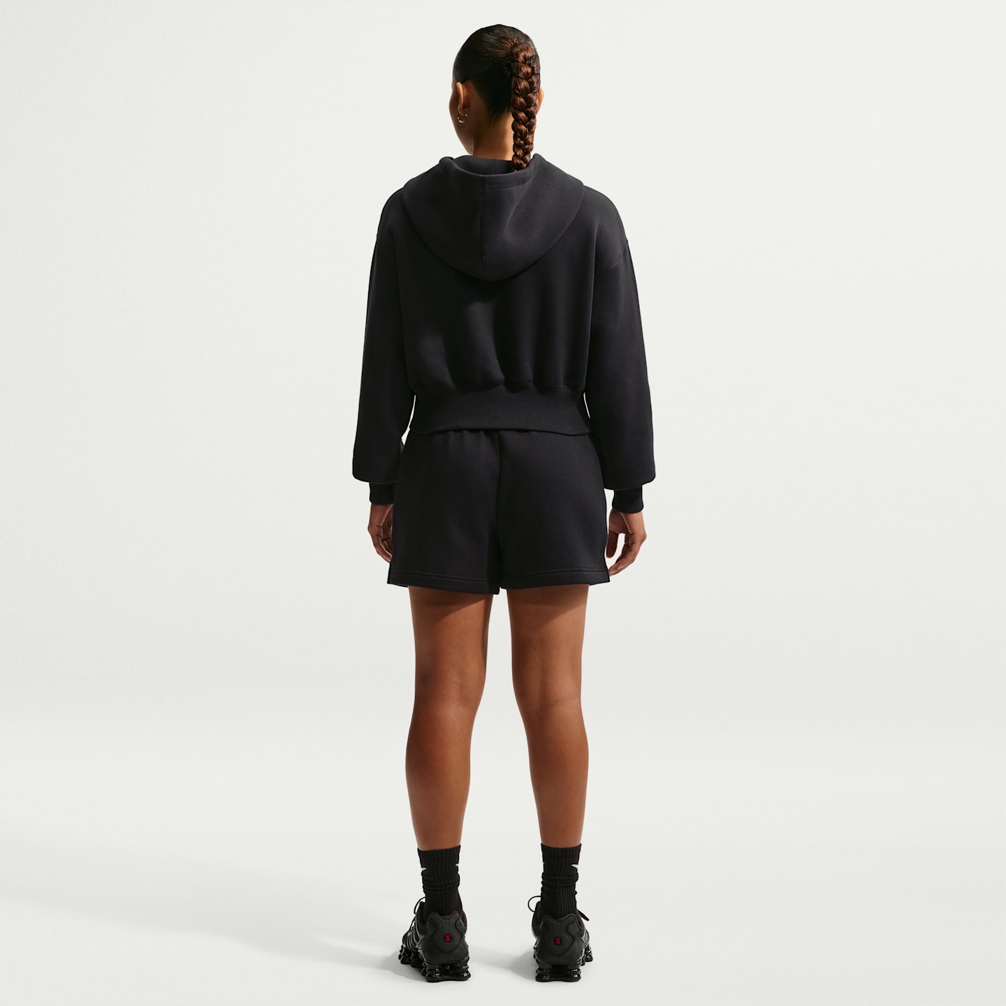 Женские шорты Nike Sportswear Phoenix Fleece Women's Mid-Rise 4" Shorts — фото 5