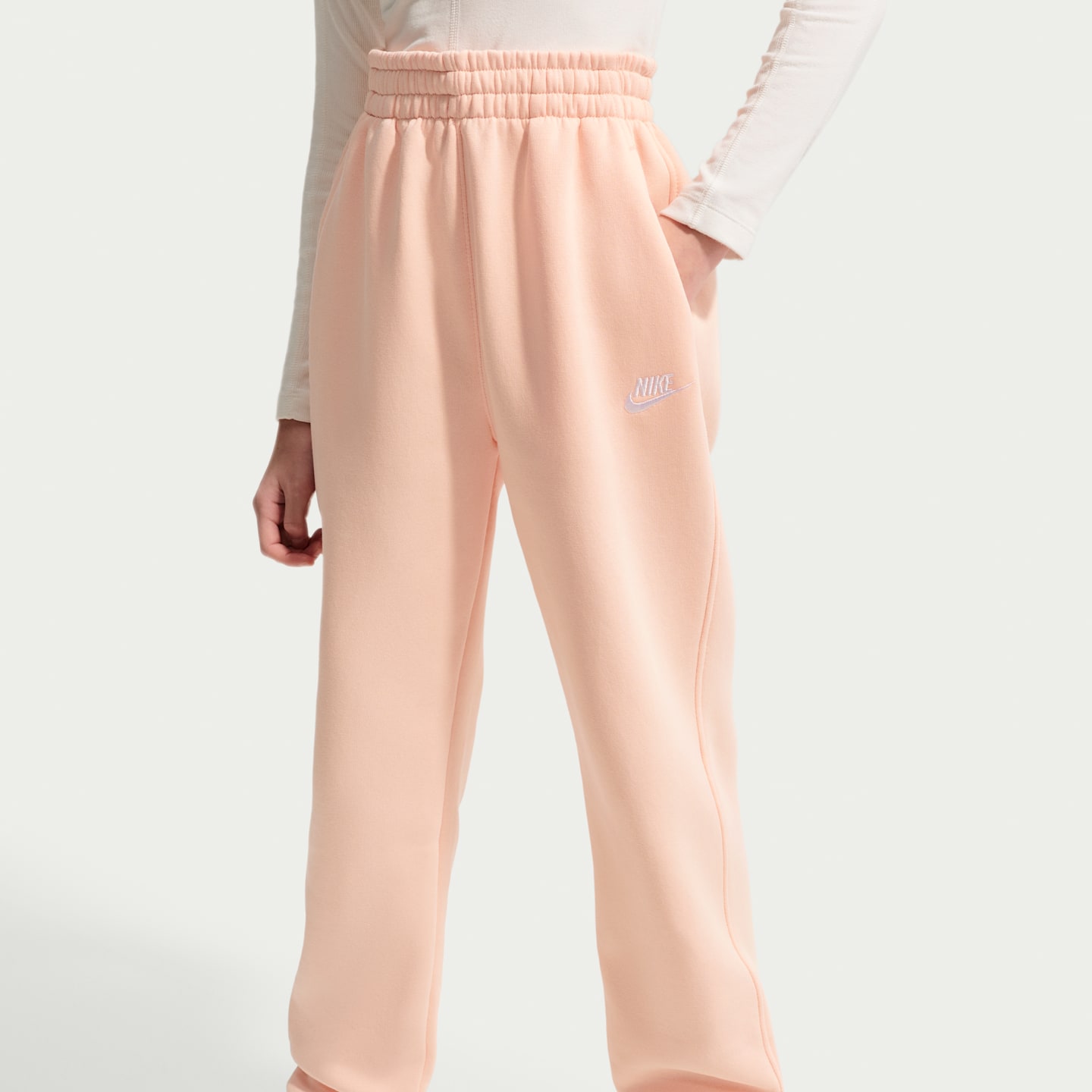 Детские брюки Nike Sportswear Club Fleece Big Kids' Loose Pants — фото 2