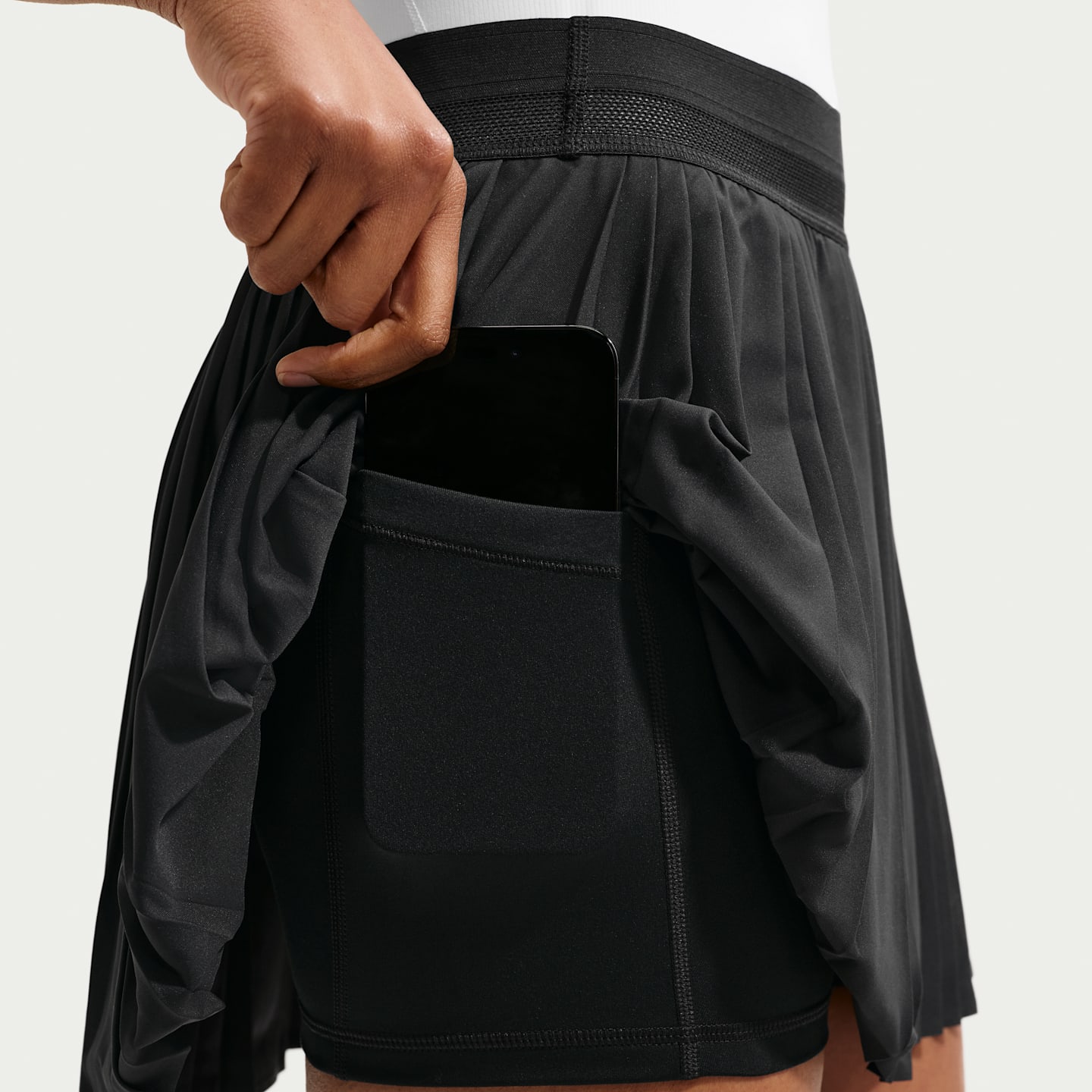 Женские юбки Nike NikeCourt Advantage Women's Dri-FIT Pleated Tennis Skirt — фото 7
