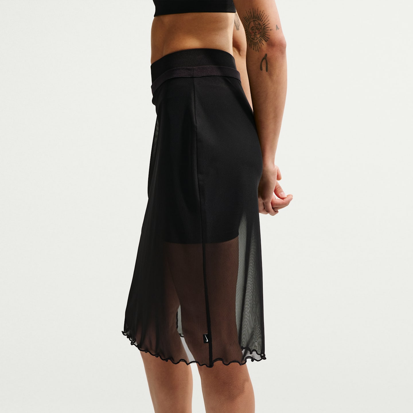 Женские юбки Nike Sportswear Women's Slim Sheer Skirt — фото 3