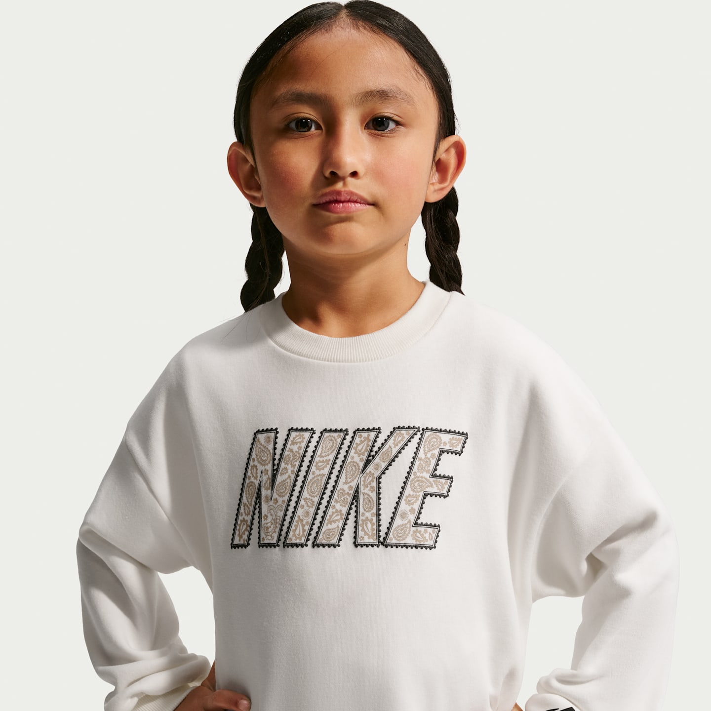 Детские брюки Nike Retro Remix Little Kids' 2-Piece Wide Leg Pants Set — фото 2