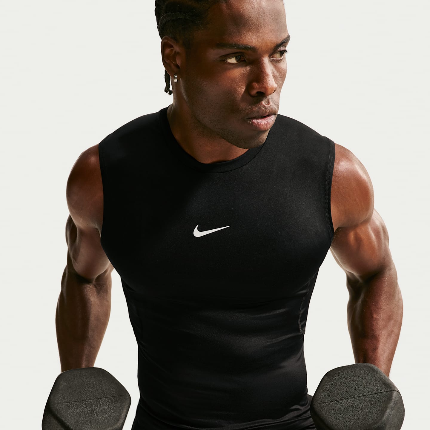 Мужские брюки Nike Pro Men's Dri-FIT Tight Sleeveless Fitness Top — фото 1
