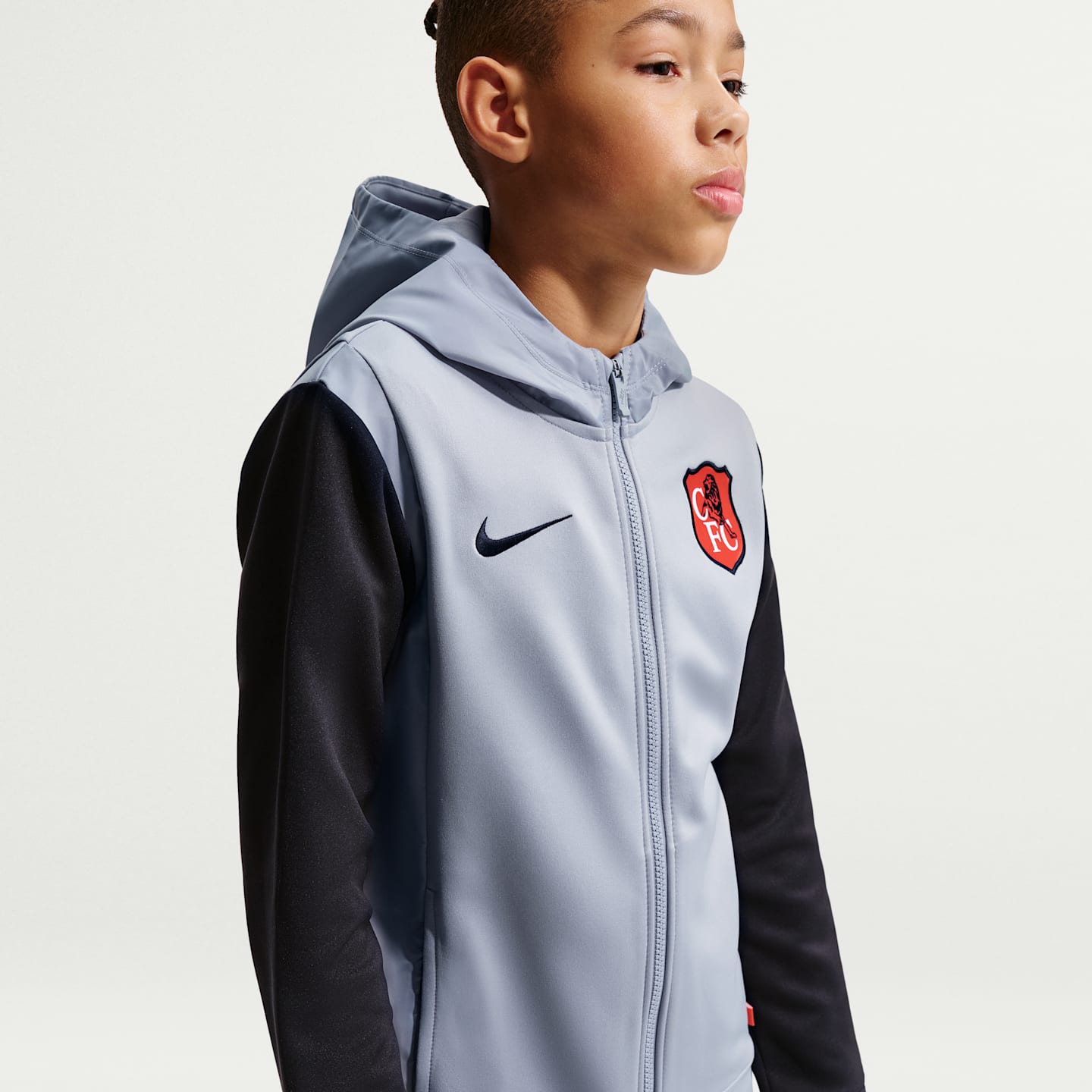 Детские кроссовки Nike Chelsea FC SE Big Kids' Nike Soccer Woven Tracksuit — фото 2