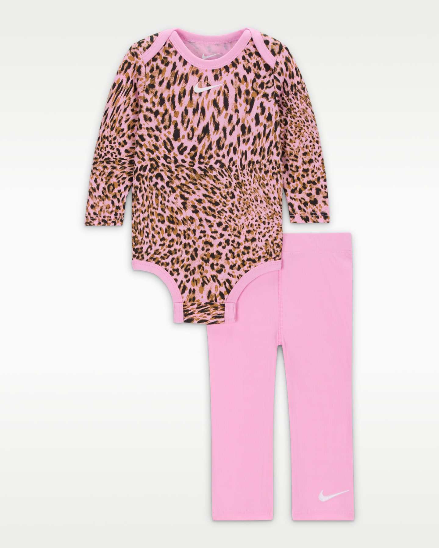 Детские брюки Nike Baby (0-6M) Bodysuit and Flared Leggings Set — фото 4