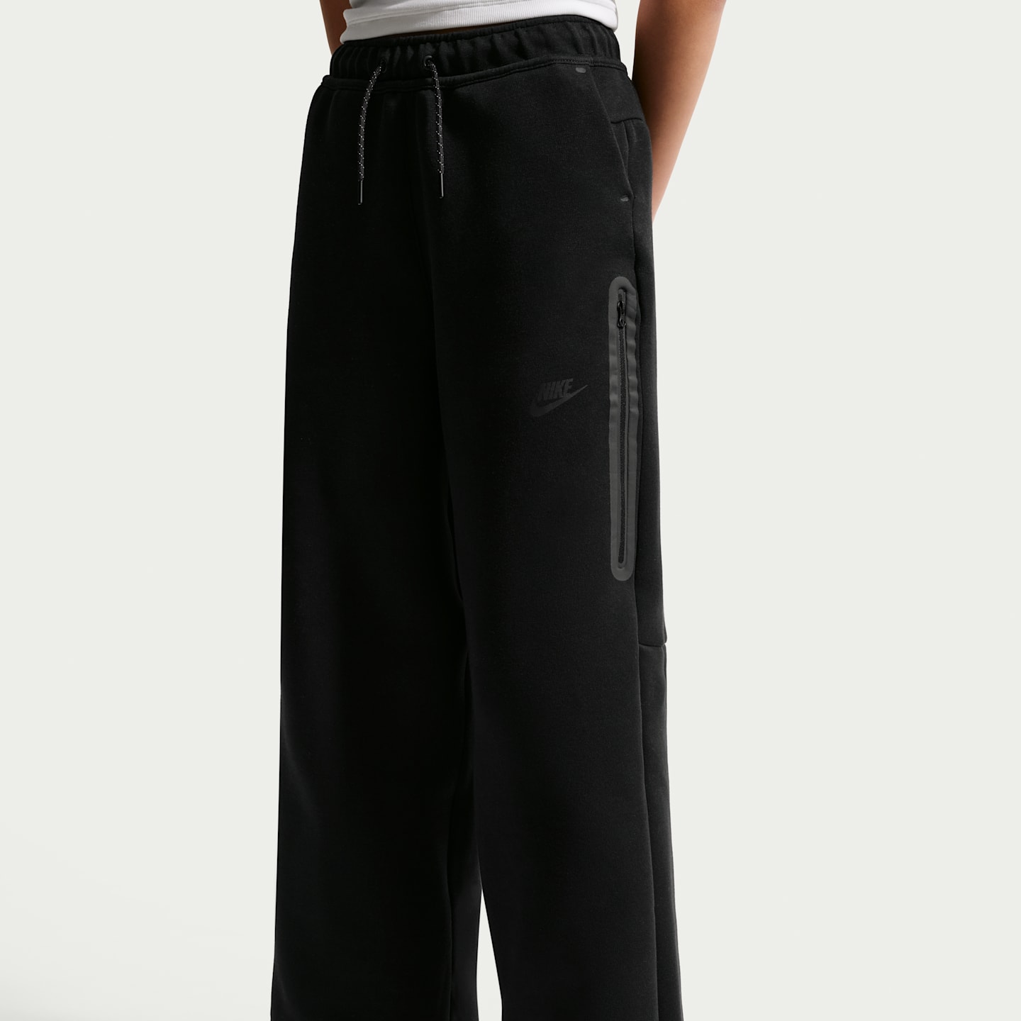 Детские брюки Nike Tech Fleece Big Kids' (Girls') Wide-Leg Pants — фото 2