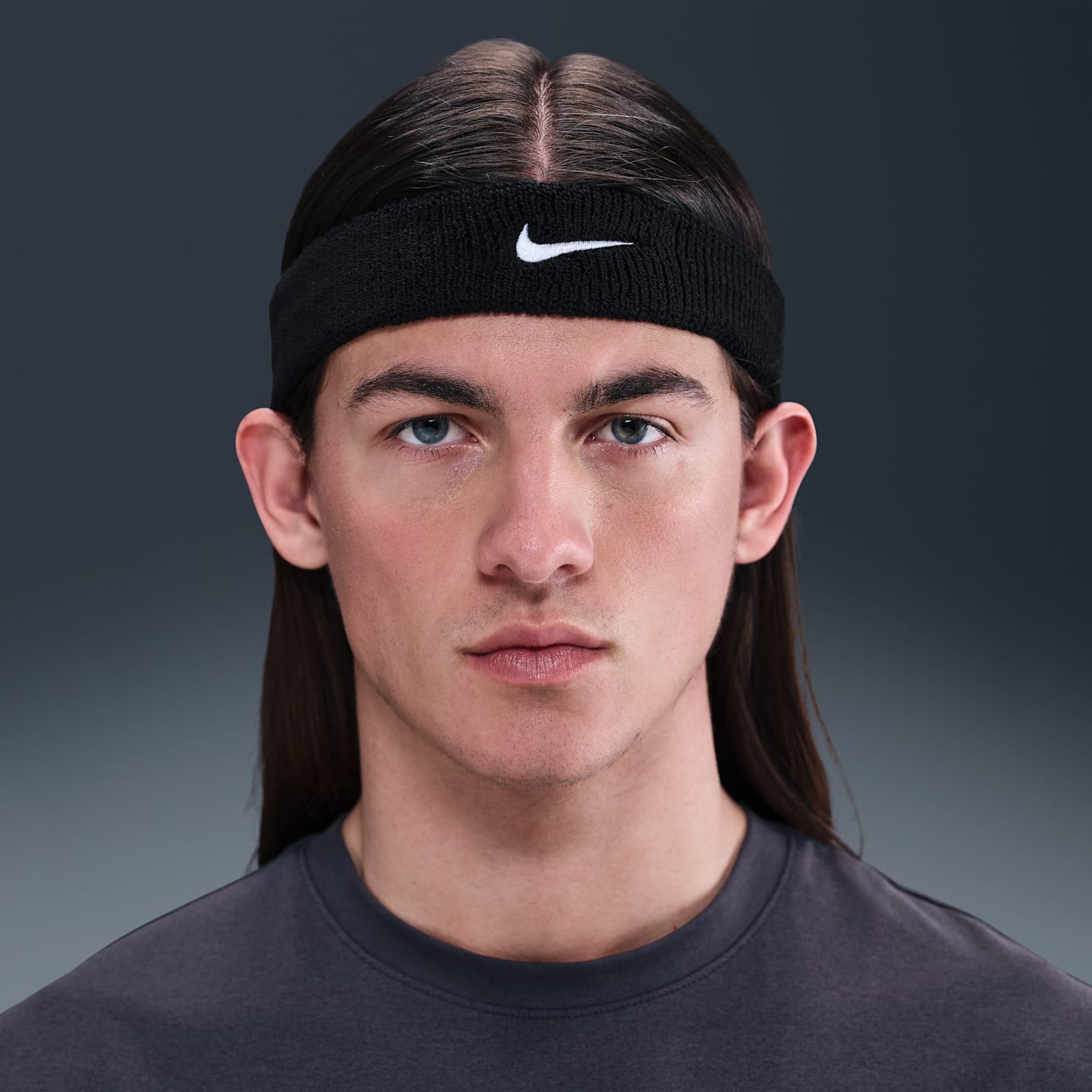 Мужские аксессуары для волос Nike Swoosh Classic Headband — фото 3