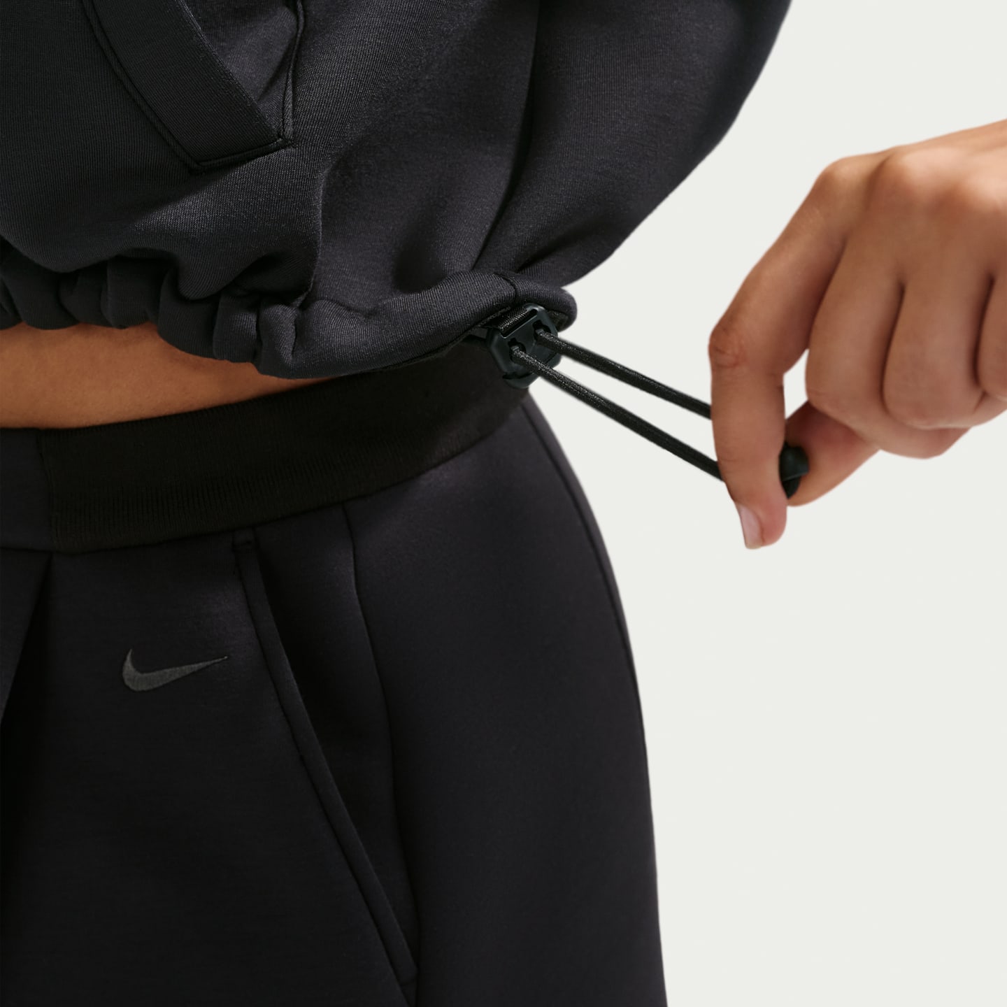 Женские куртки Nike Pregame Fleece Women's Oversized Track Jacket — фото 6