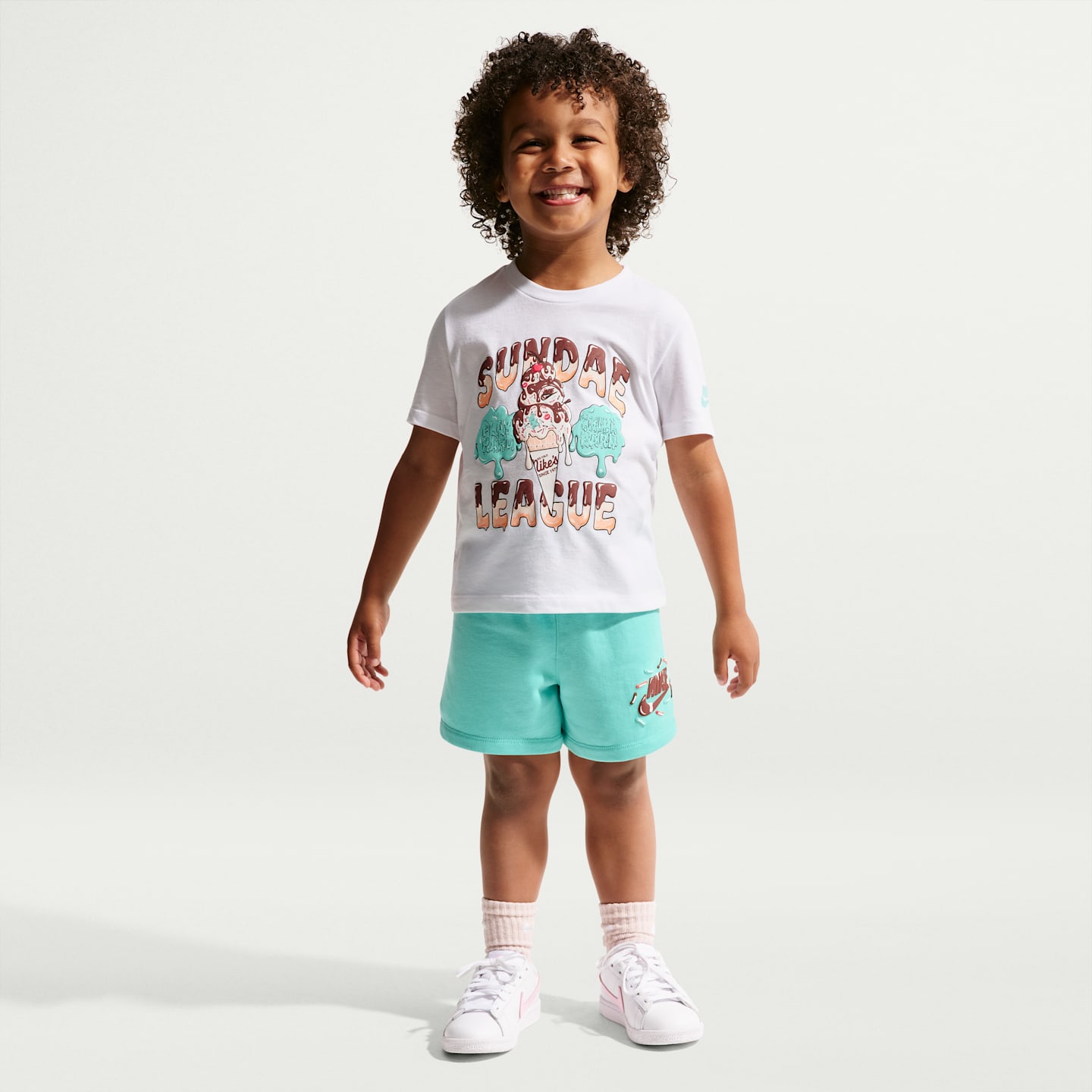 Детские шорты Nike Sportswear Toddler Sundae League 2-Piece Shorts Set — фото 1