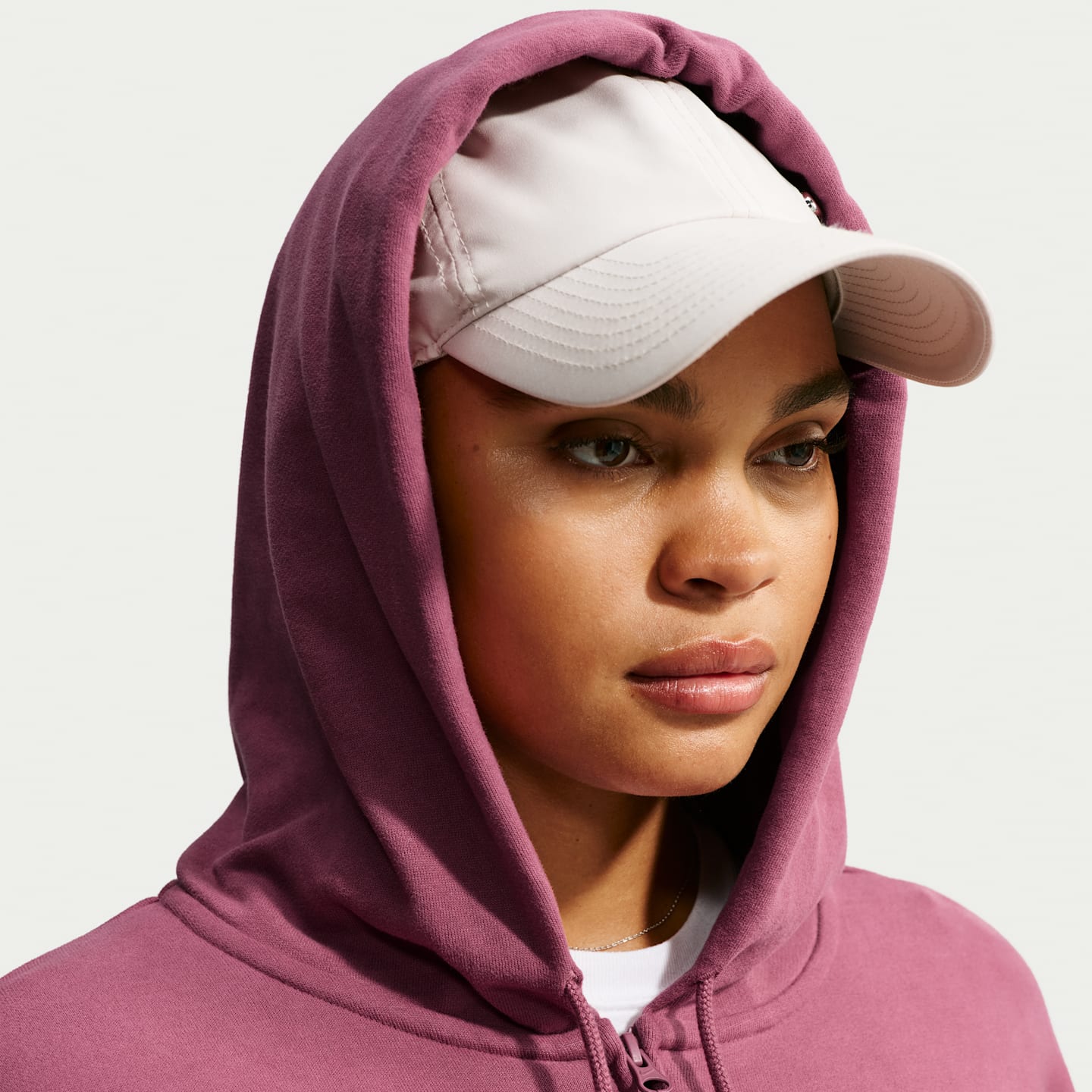 Женские худи Nike Studio Fleece Lightweight Women's Oversized Full-Zip — фото 6