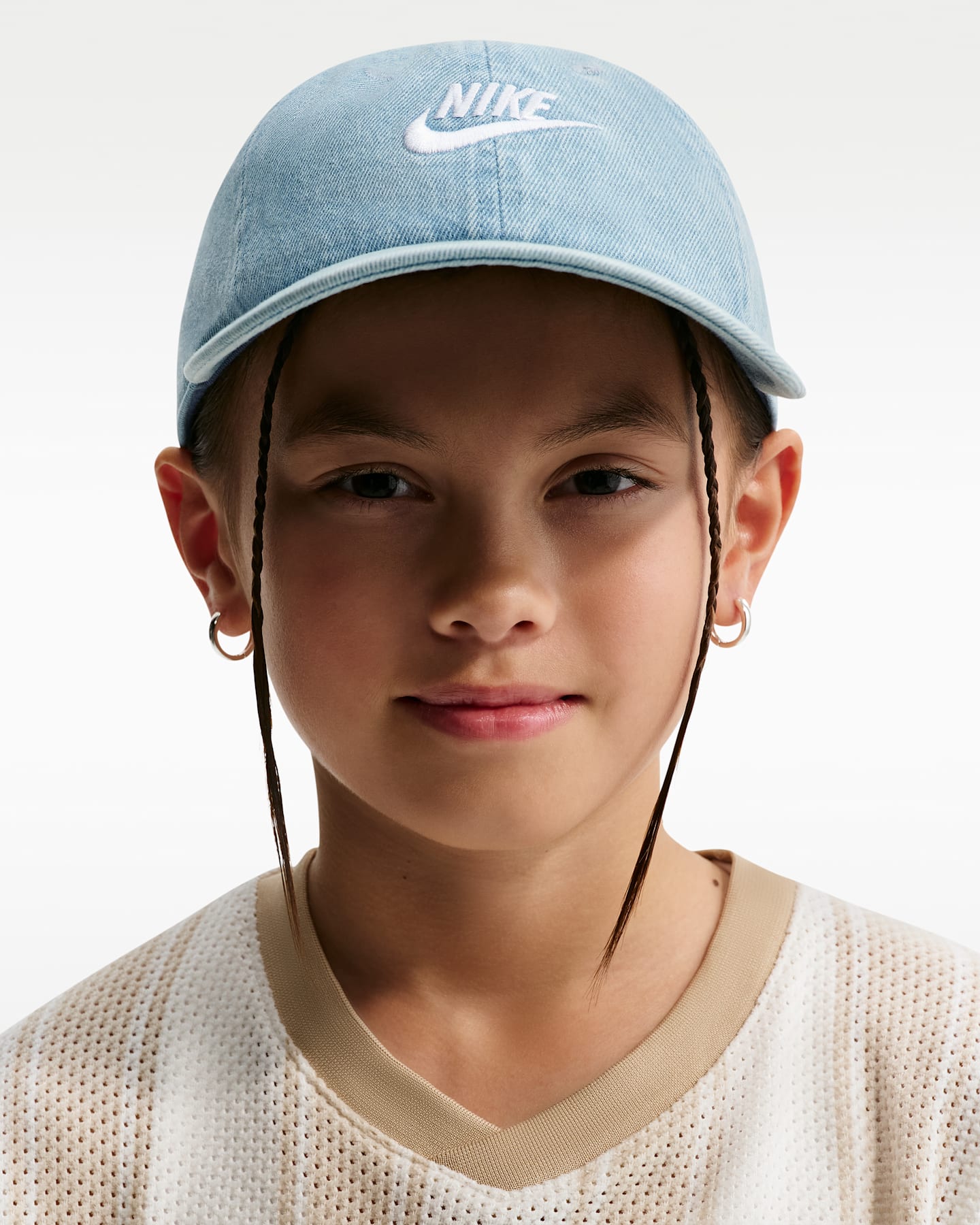 Детские кепки Nike Club Kids' Unstructured Denim — фото 7