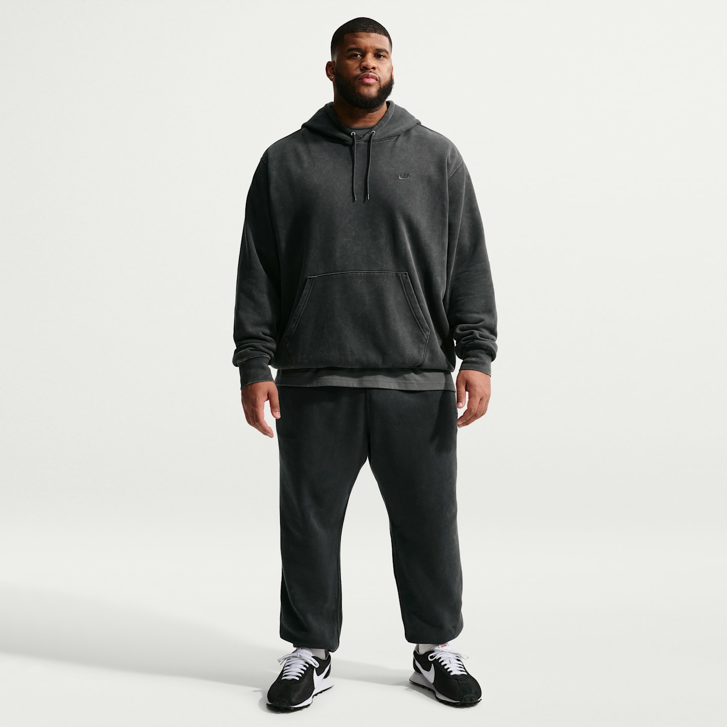Мужские худи Nike Sportswear Club Men's Washed Fleece — фото 9