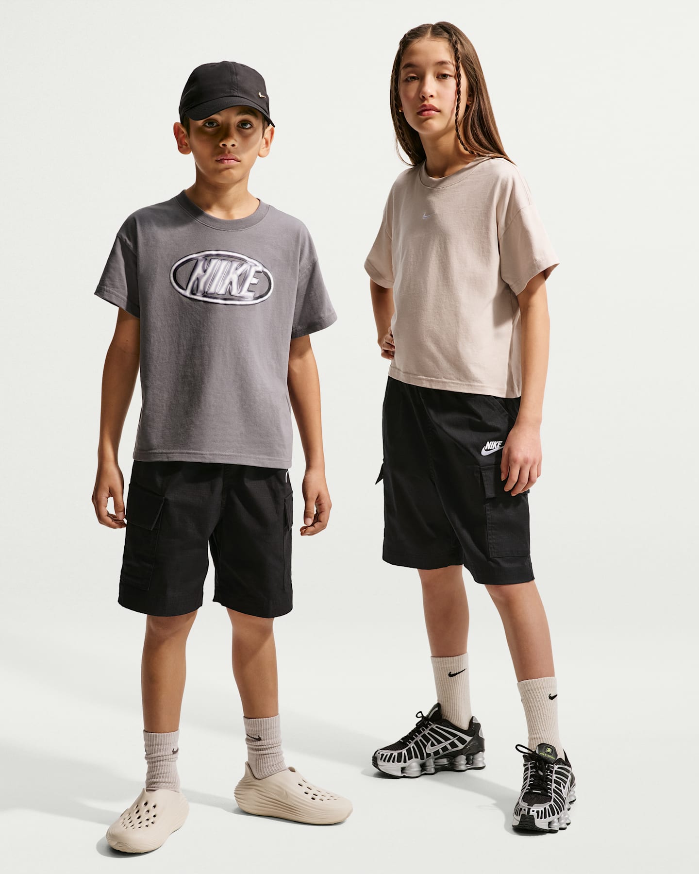 Детские шорты Nike Sportswear Club Big Kids' Woven Cargo Shorts — фото 8