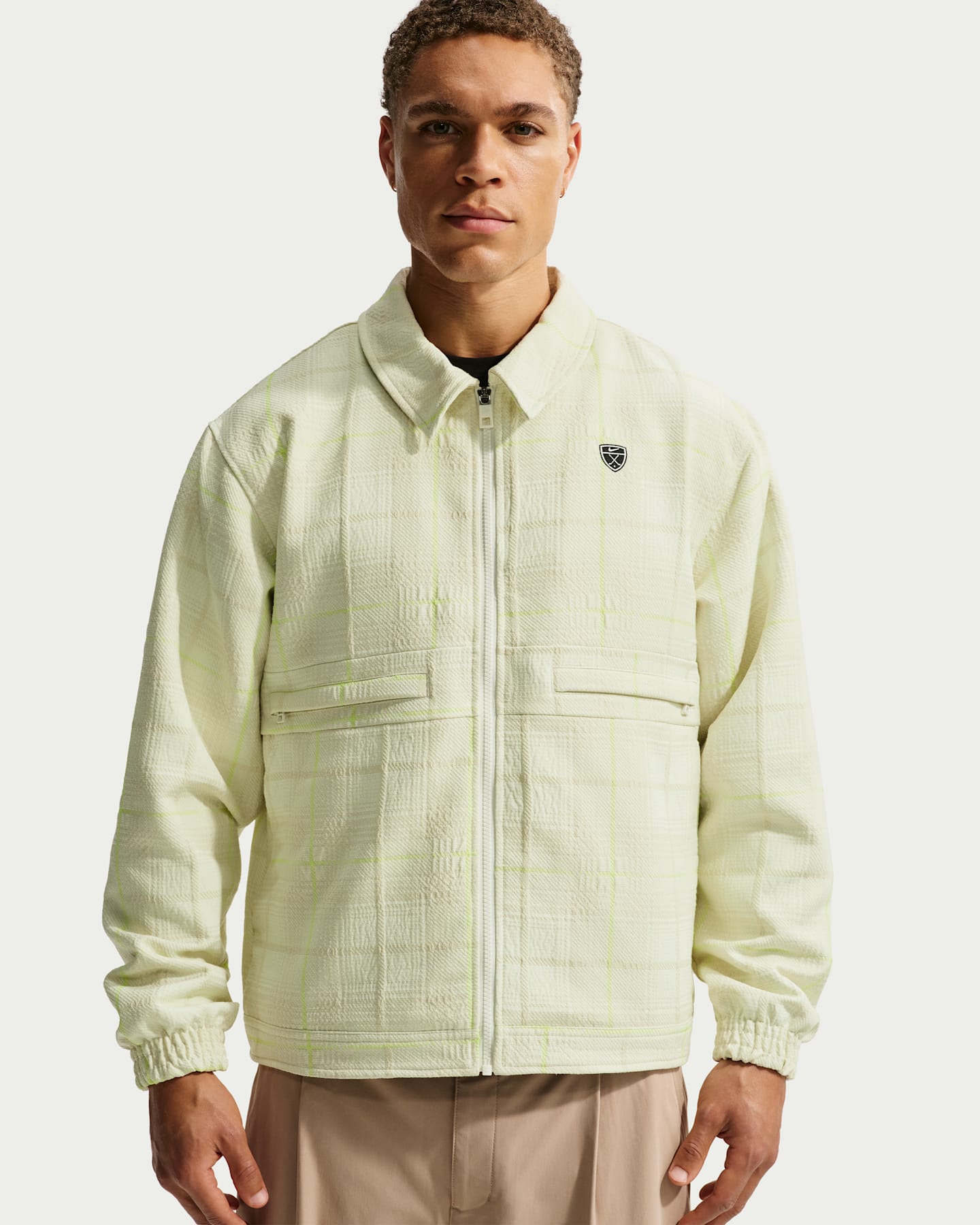 Мужские куртки Nike Tartan Men's Loose Golf Jacket — фото 6