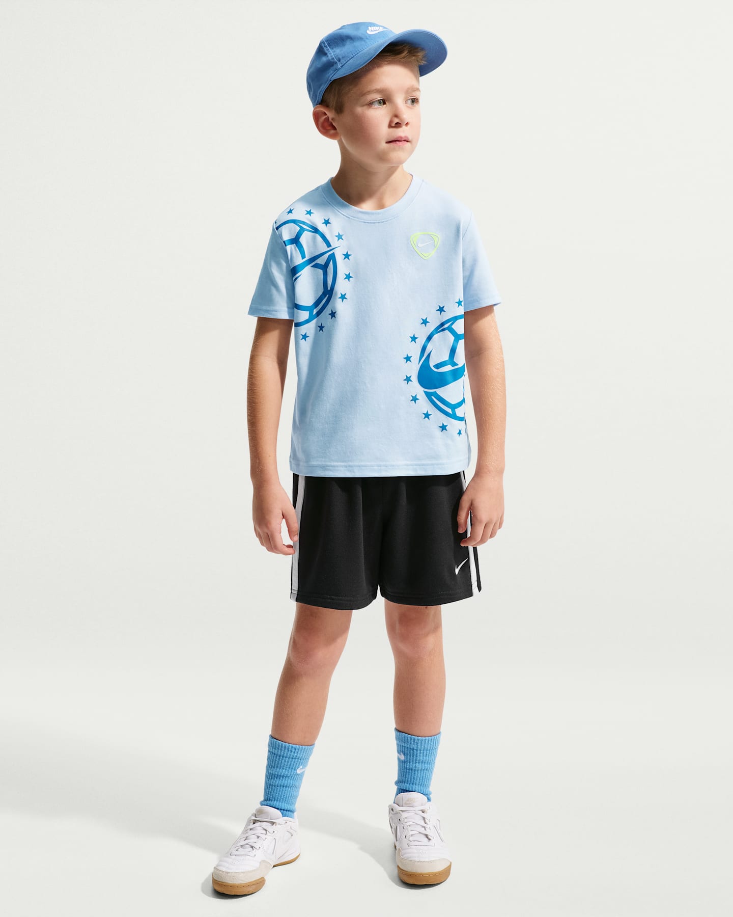 Детские шорты Nike Sportswear Goal Mode Little Kids' French Terry Shorts — фото 6