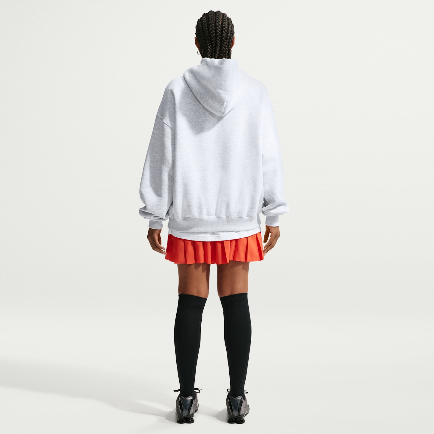 Женские худи Nike Studio Fleece Medium Weight Women's Oversized Pullover — фото 5