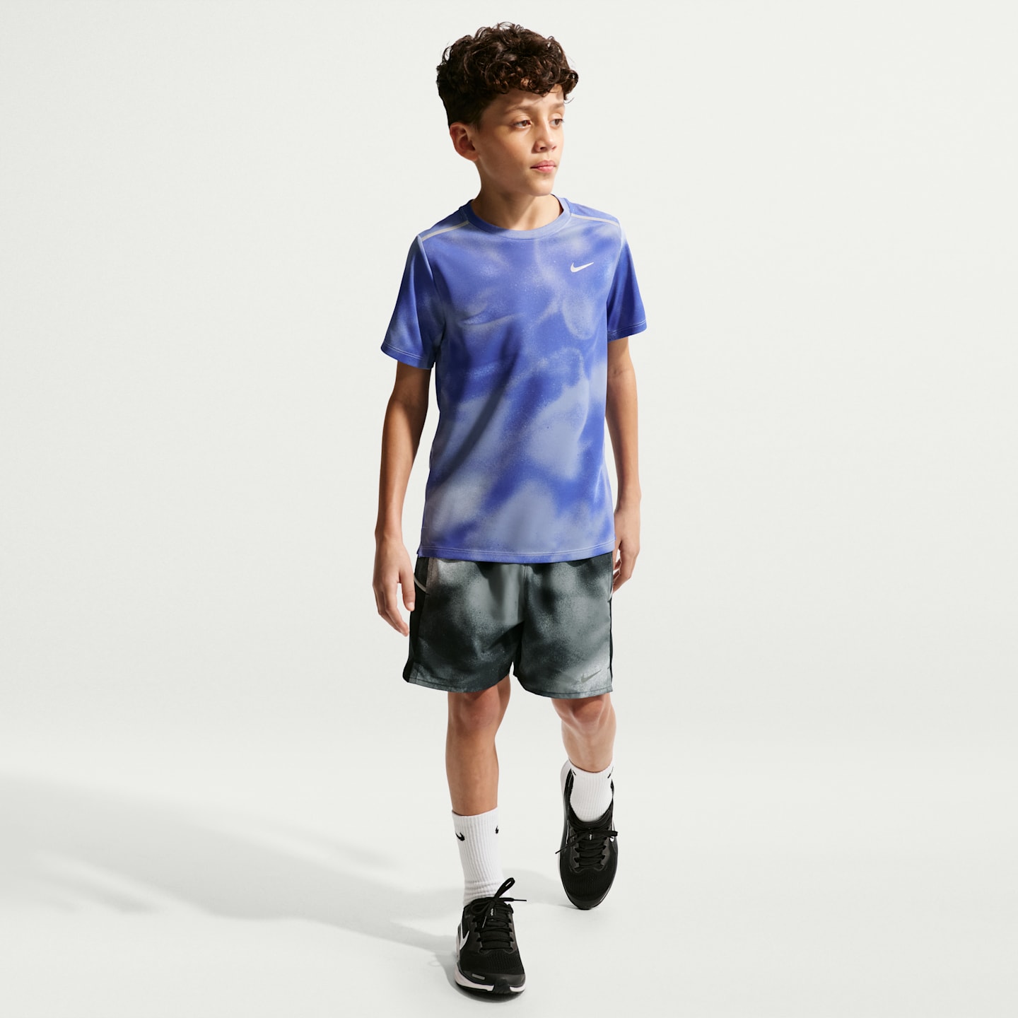 Детские шорты Nike Miler Big Kids' Dri-FIT Shorts — фото 1