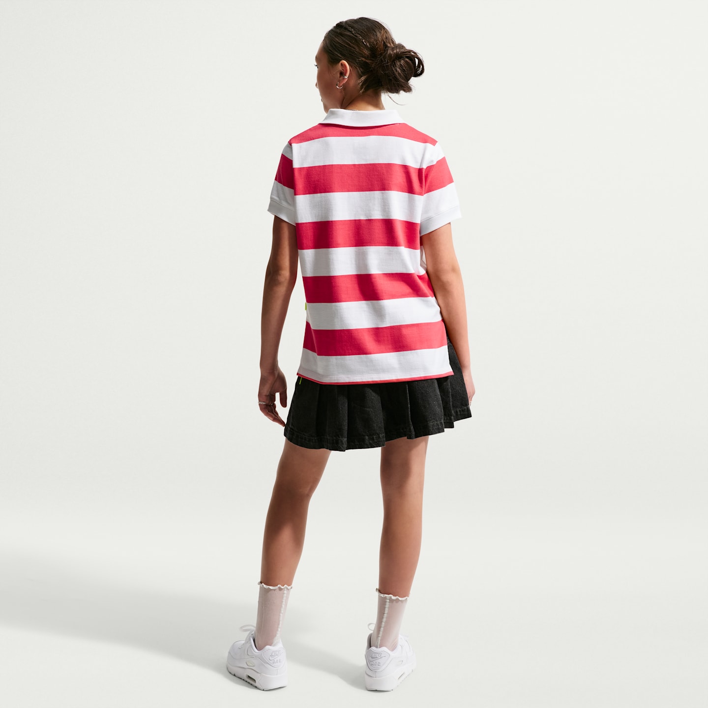 Детские топы Nike Sportswear Big Kids' (Girls') Short-Sleeve Polo Top — фото 5