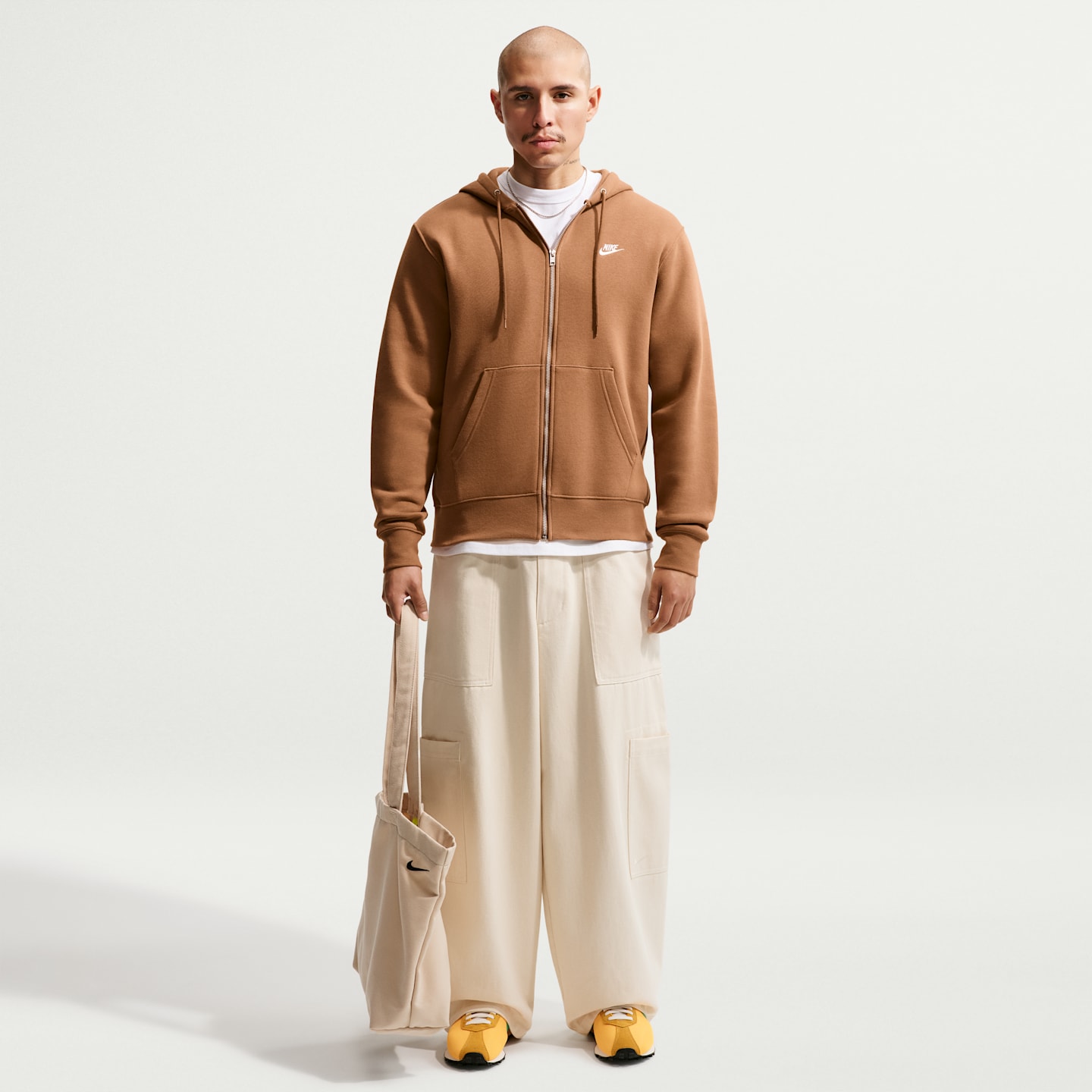 Мужские худи Nike Club Men's Full-Zip Fleece — фото 4