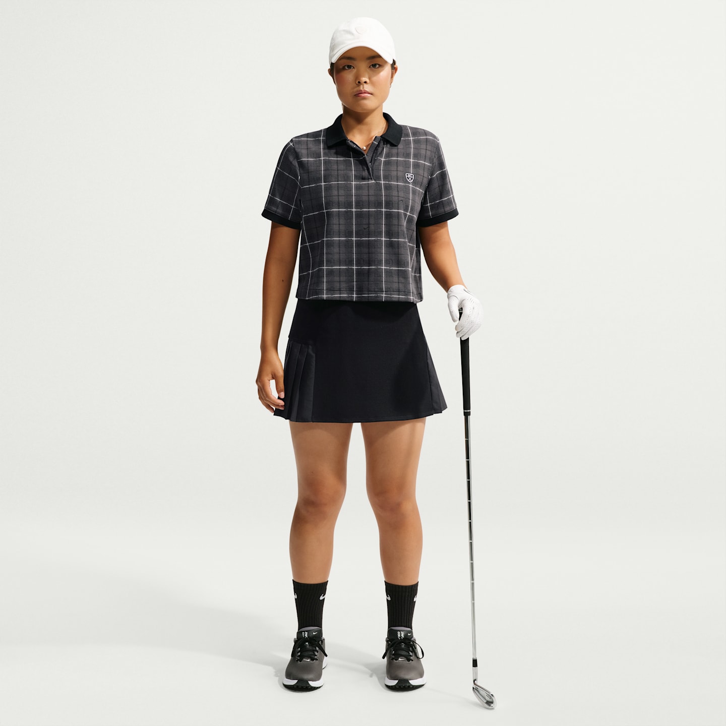 Женские кроссовки Nike Fairway Fresh Women's Dri-FIT Tartan Golf Polo — фото 4