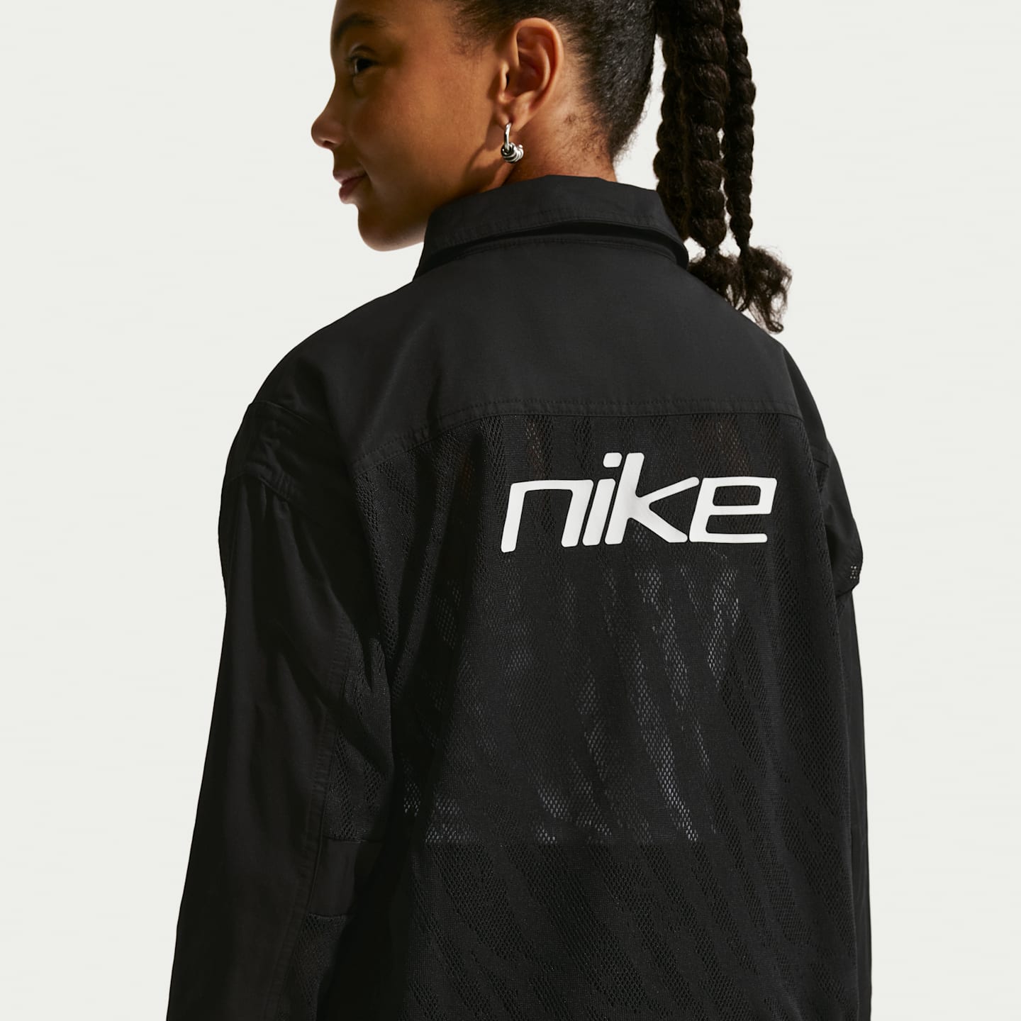 Детские куртки Nike Sportswear Big Kids' Woven Jacket — фото 2