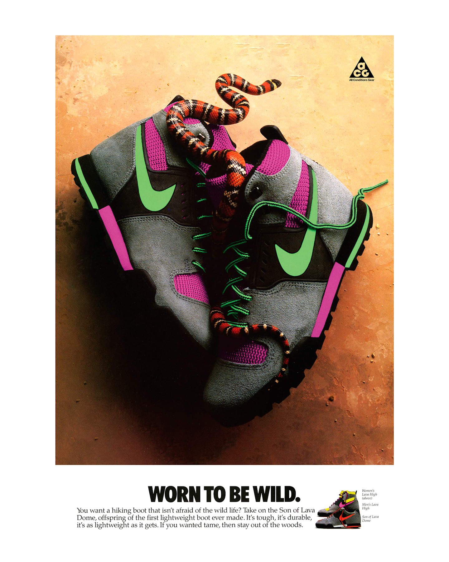 Мужские кроссовки Nike DNA “Worn to be Wild” Poster 22" x 34" — фото 3