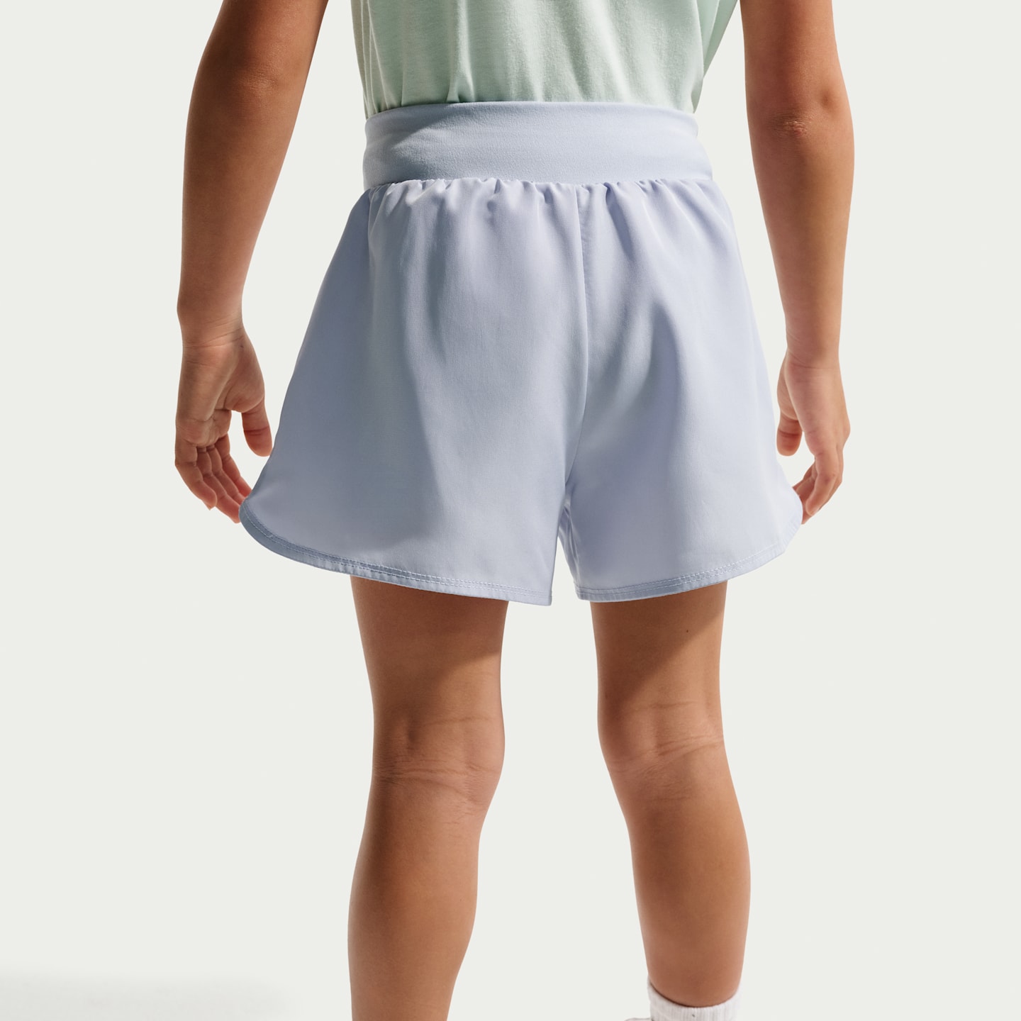 Детские брюки Nike Toddler Dri-FIT T-Shirt and Crossover Shorts Set — фото 5