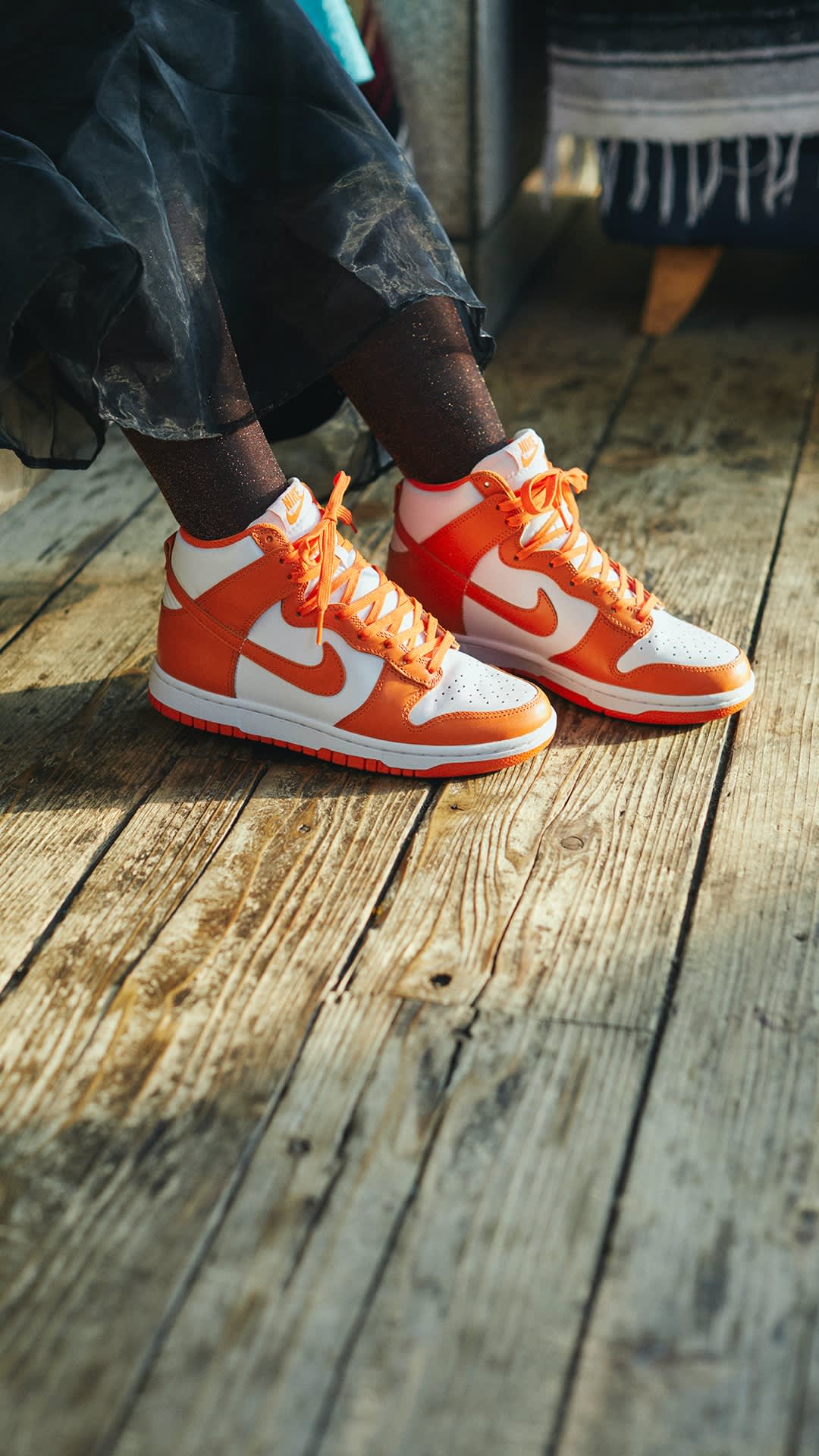 Nike Dunk High  Orange Blazeメンズ